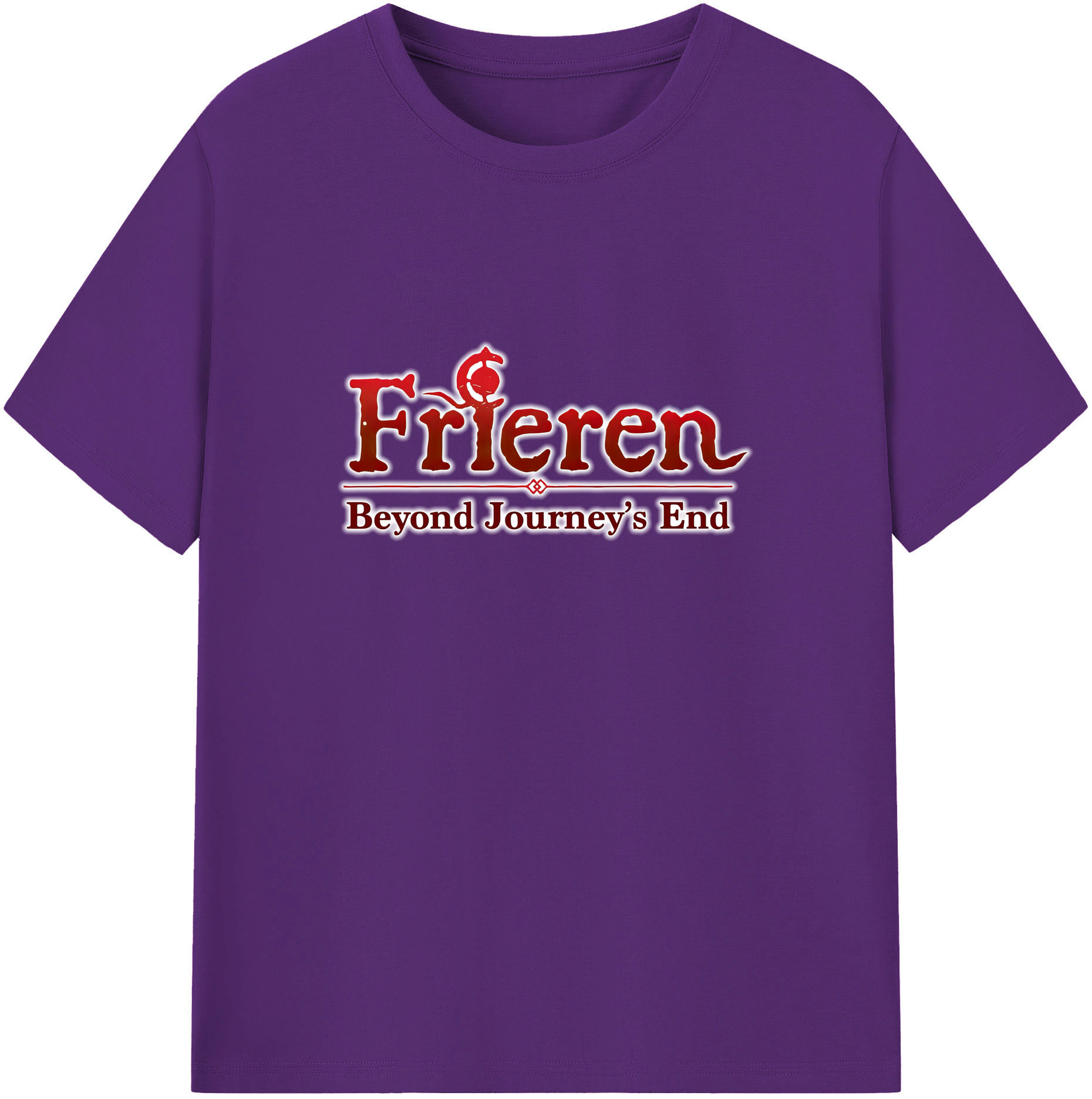 （画像用） 葬送のフリーレン Frieren 綿100％ メンズ半袖Tシャツ｜肌触りやわらか＆通気性