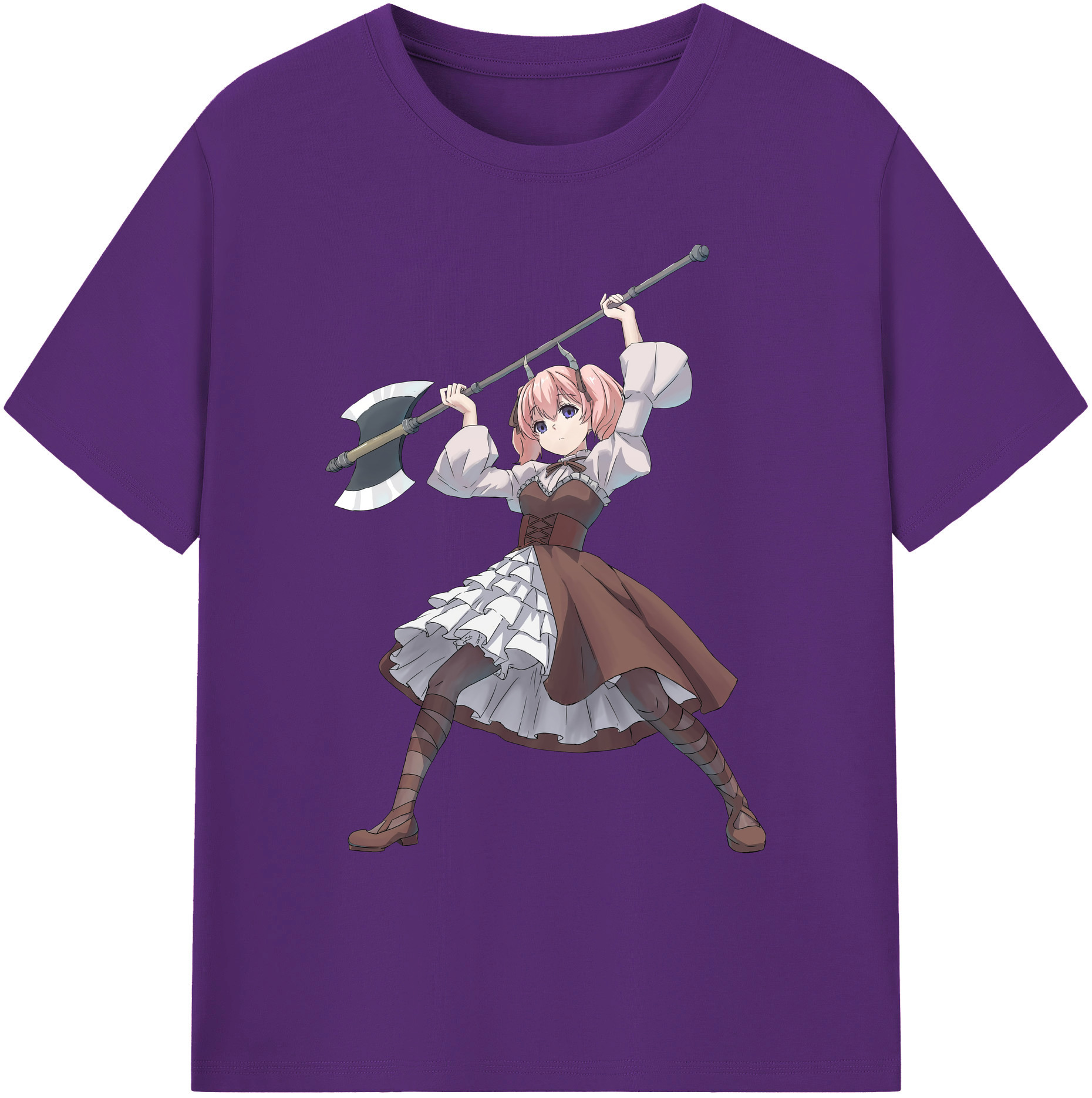 （画像用） 葬送のフリーレン Frieren 綿100％ メンズ半袖Tシャツ｜肌触りやわらか＆通気性