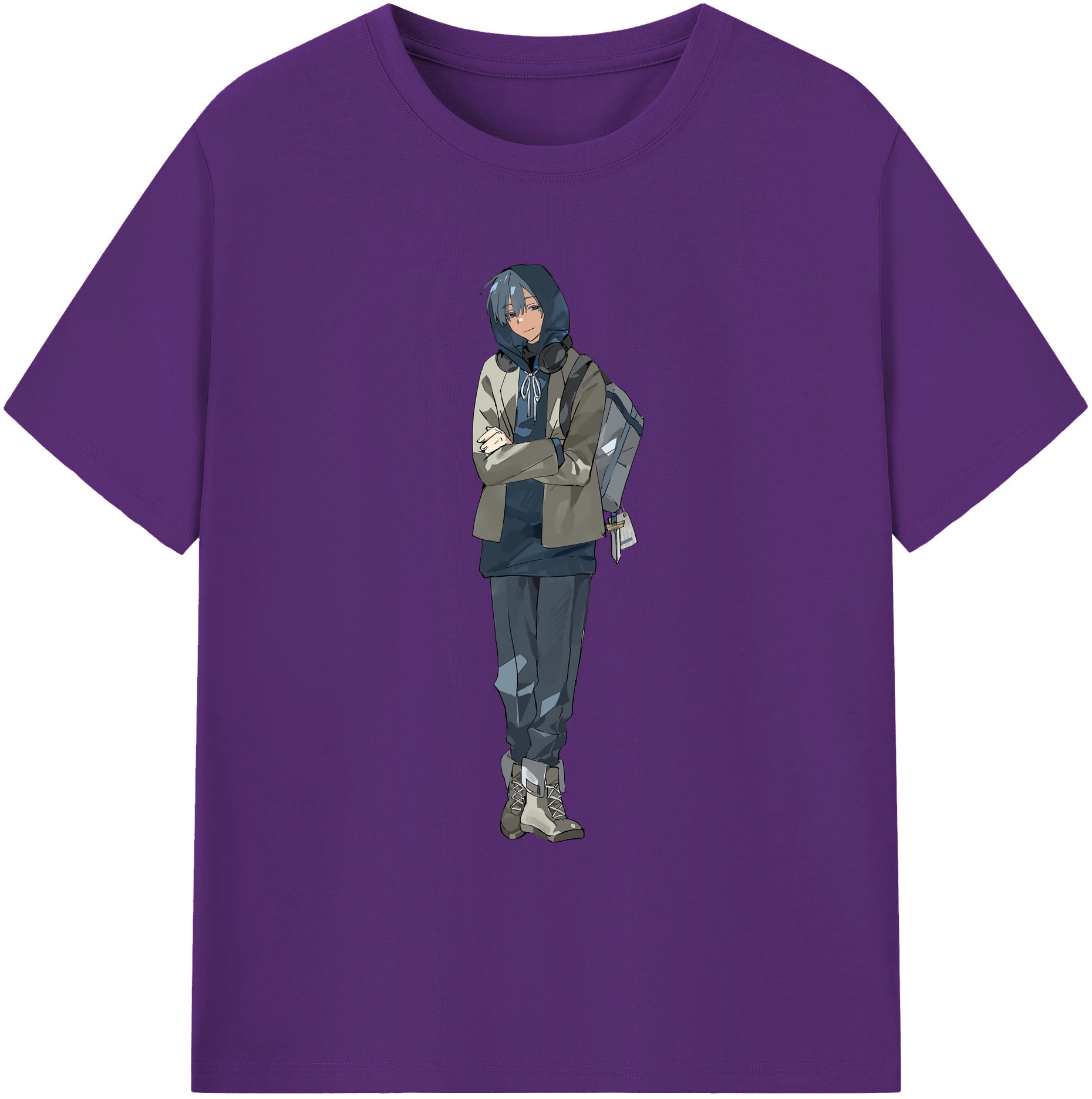 （画像用） 葬送のフリーレン Frieren 綿100％ メンズ半袖Tシャツ｜肌触りやわらか＆通気性