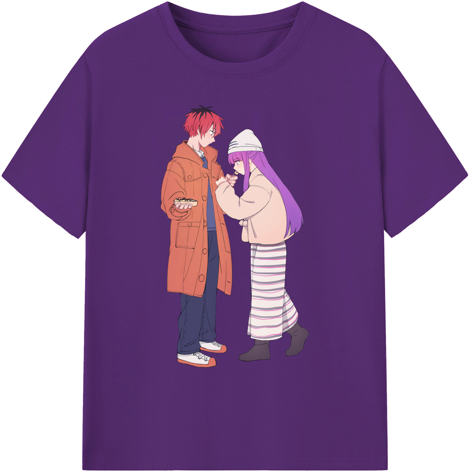 （画像用） 葬送のフリーレン Frieren 綿100％ メンズ半袖Tシャツ｜肌触りやわらか＆通気性