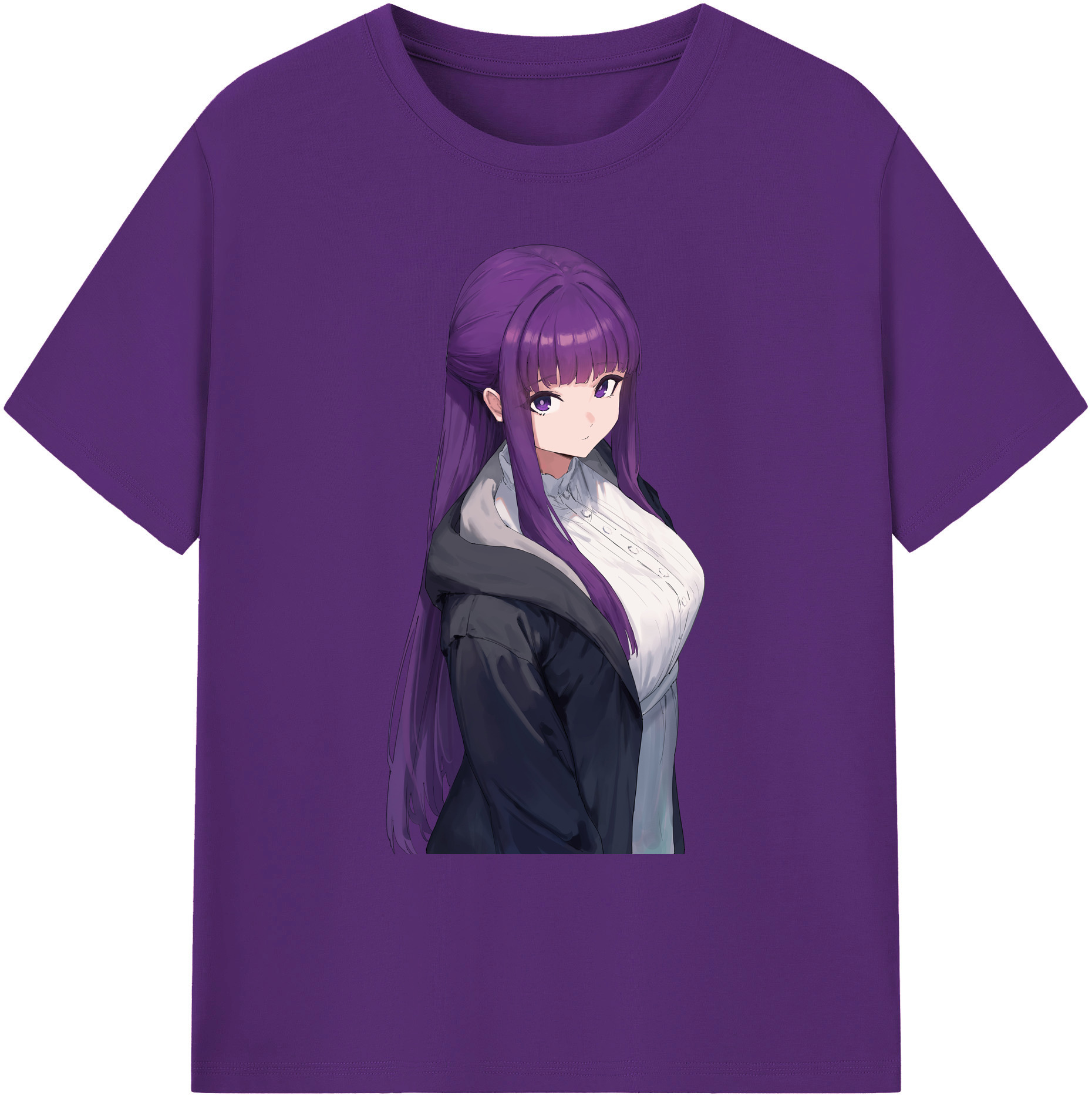（画像用） 葬送のフリーレン Frieren 綿100％ メンズ半袖Tシャツ｜肌触りやわらか＆通気性