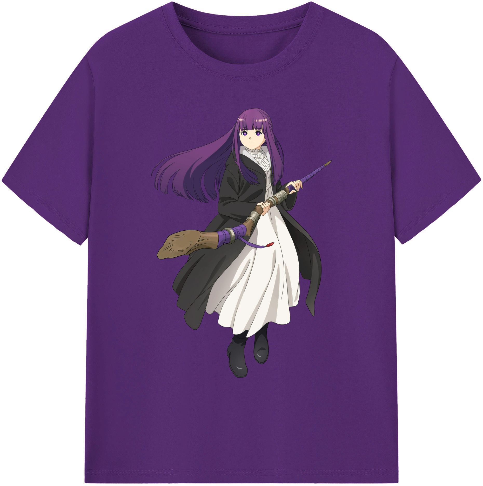 （画像用） 葬送のフリーレン Frieren 綿100％ メンズ半袖Tシャツ｜肌触りやわらか＆通気性
