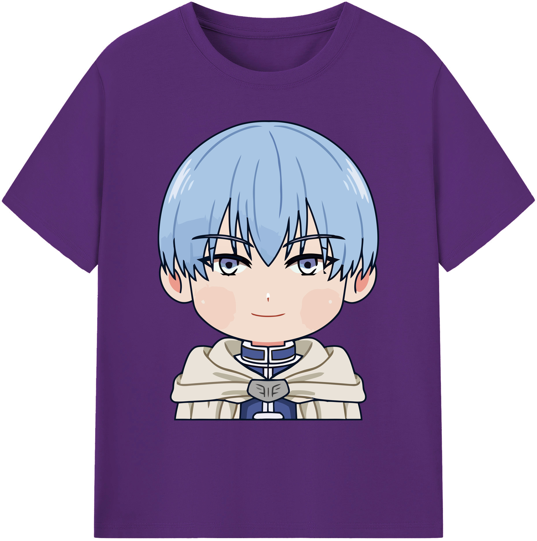 （画像用） 葬送のフリーレン Frieren 綿100％ メンズ半袖Tシャツ｜肌触りやわらか＆通気性