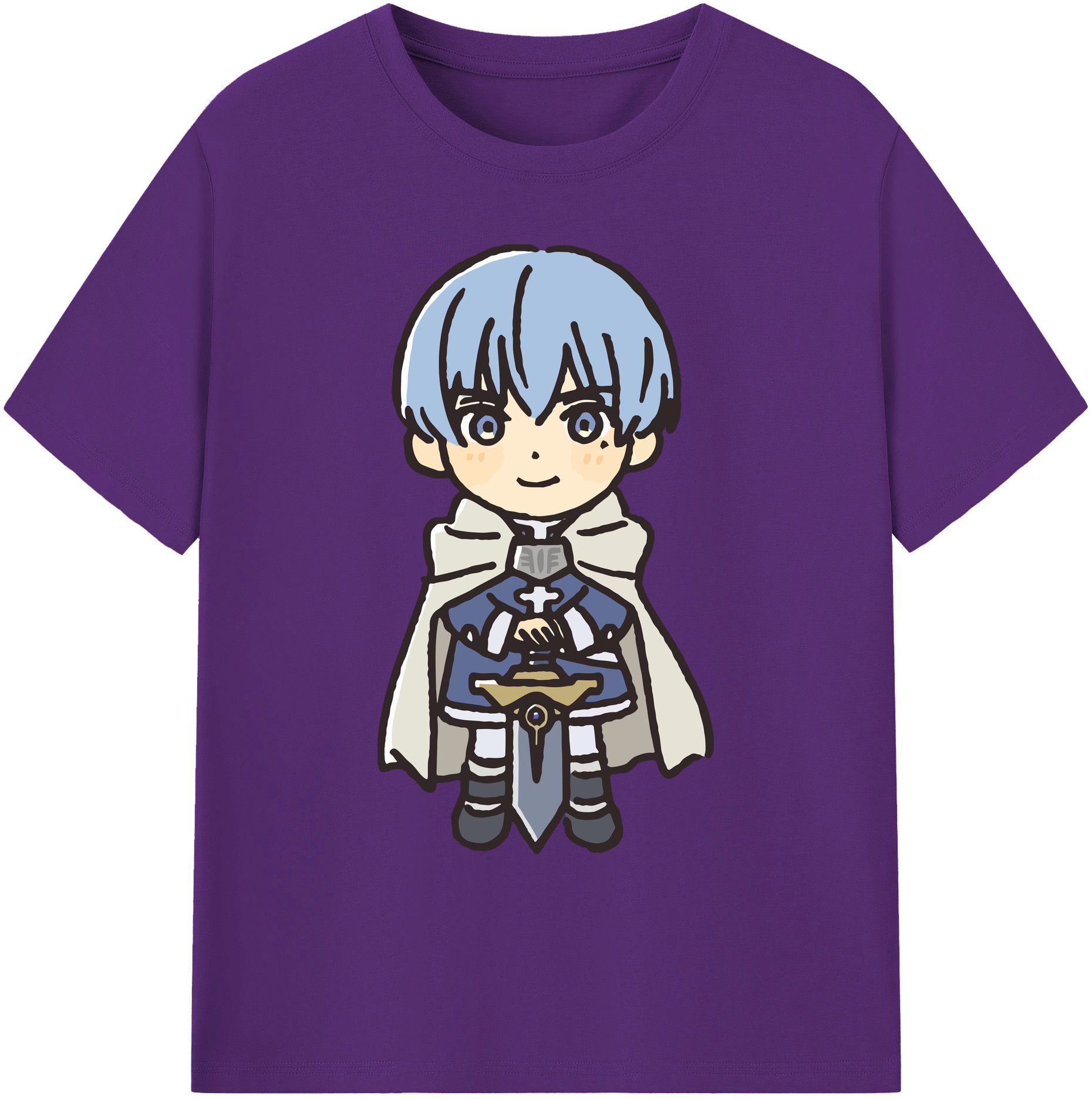 （画像用） 葬送のフリーレン Frieren 綿100％ メンズ半袖Tシャツ｜肌触りやわらか＆通気性