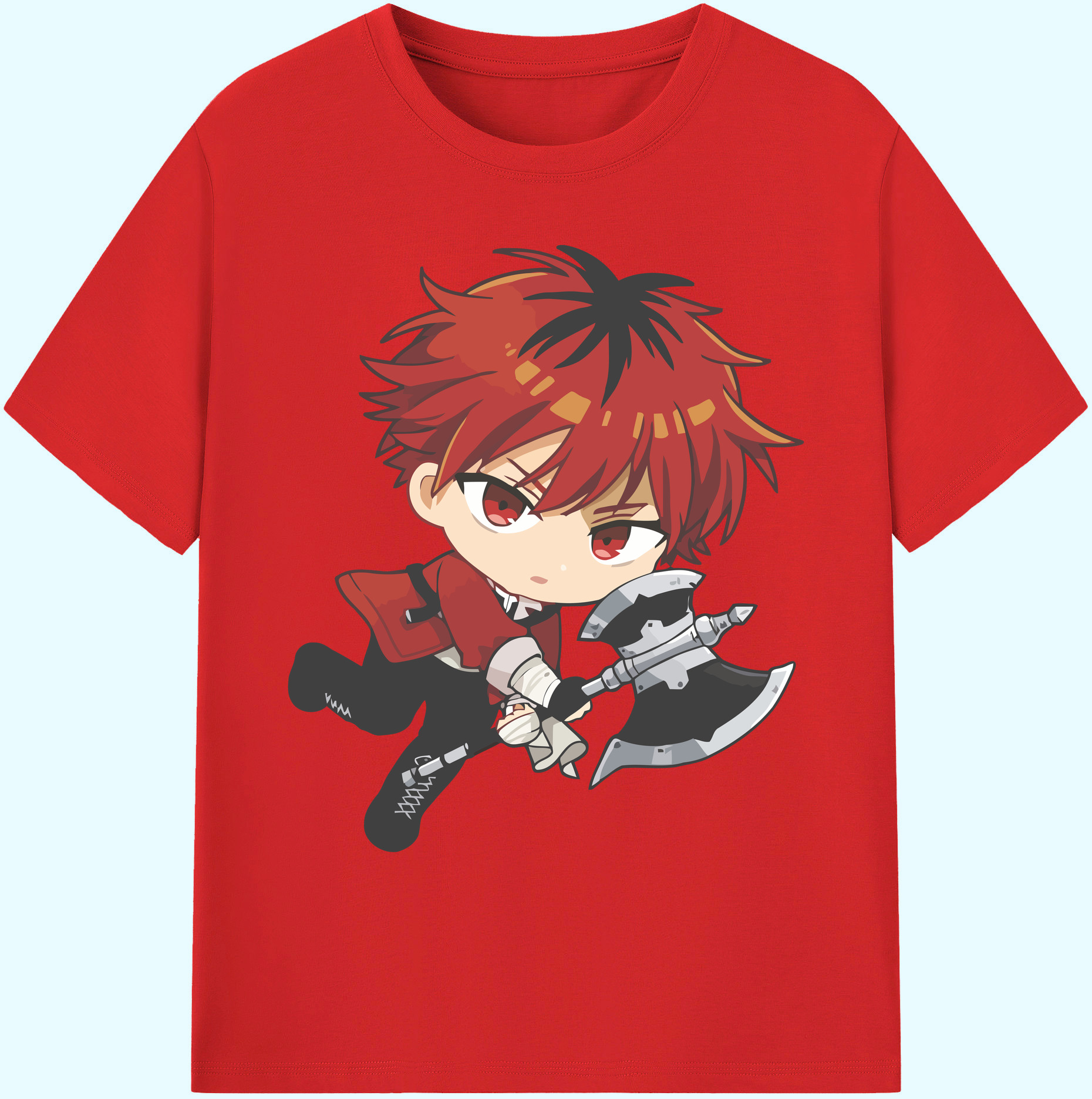 （画像用） 葬送のフリーレン Frieren 綿100％ メンズ半袖Tシャツ｜肌触りやわらか＆通気性