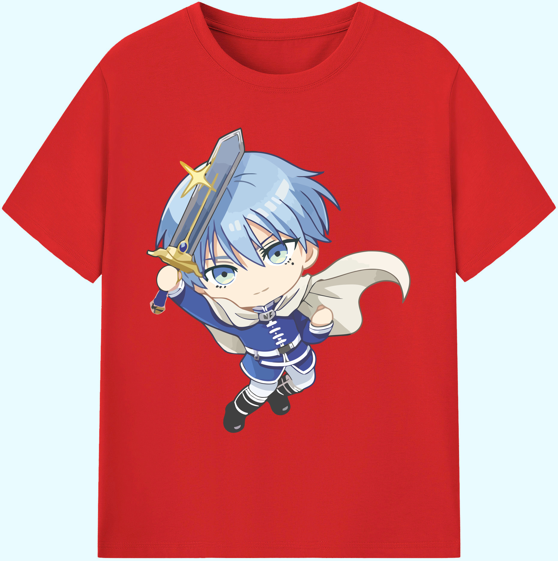 （画像用） 葬送のフリーレン Frieren 綿100％ メンズ半袖Tシャツ｜肌触りやわらか＆通気性
