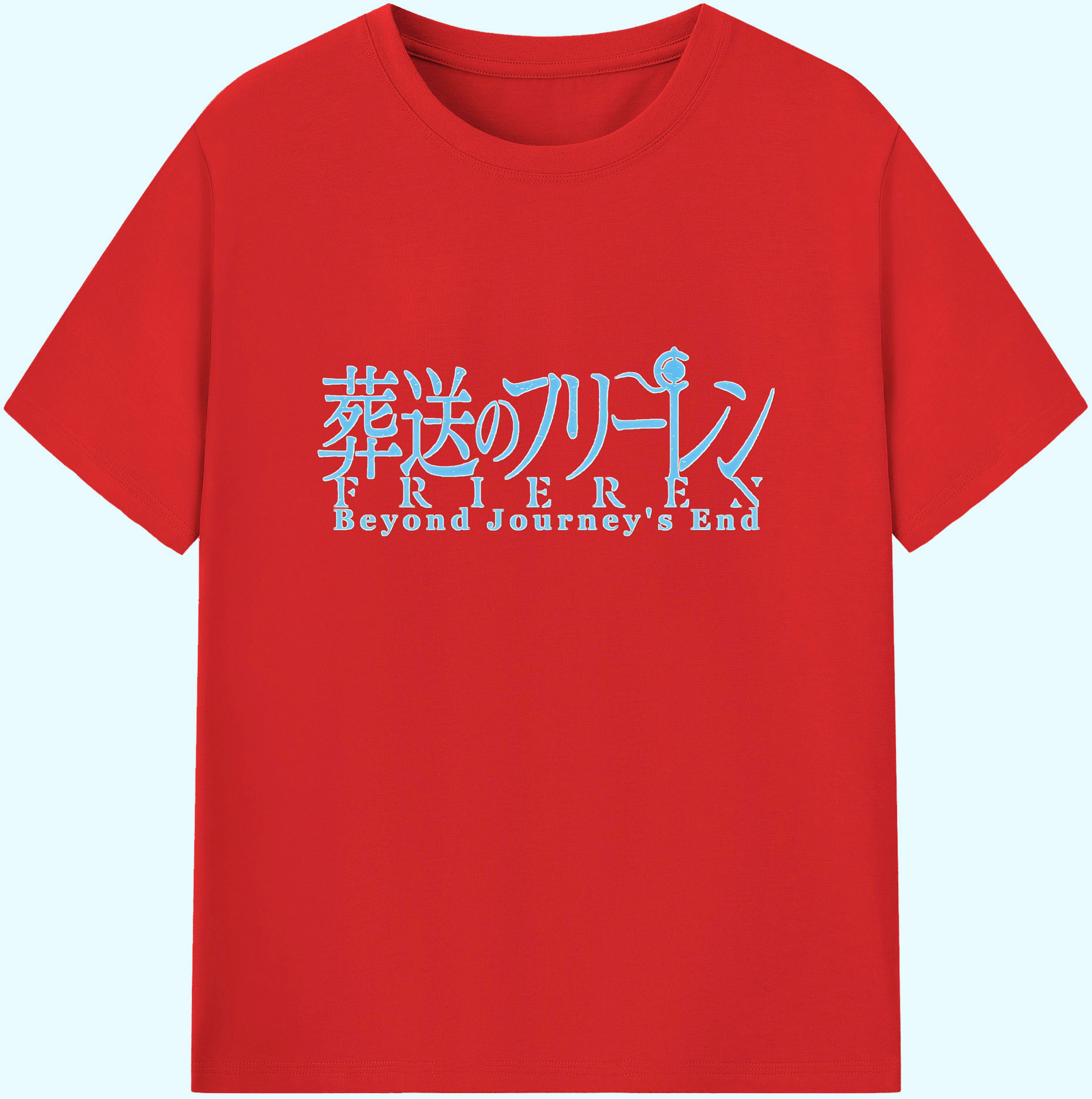 （画像用） 葬送のフリーレン Frieren 綿100％ メンズ半袖Tシャツ｜肌触りやわらか＆通気性