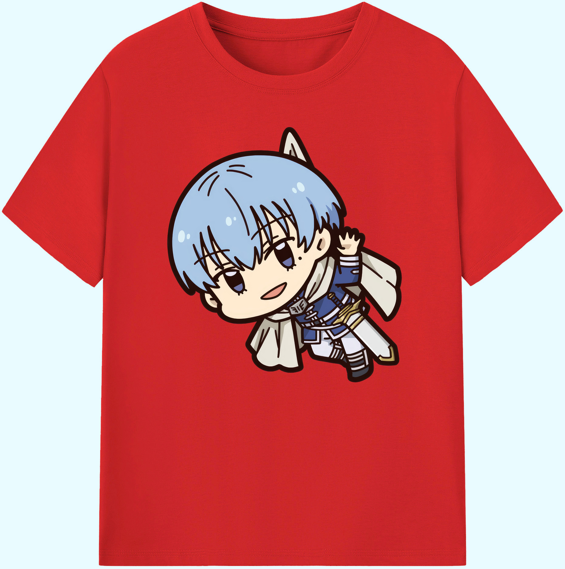 （画像用） 葬送のフリーレン Frieren 綿100％ メンズ半袖Tシャツ｜肌触りやわらか＆通気性