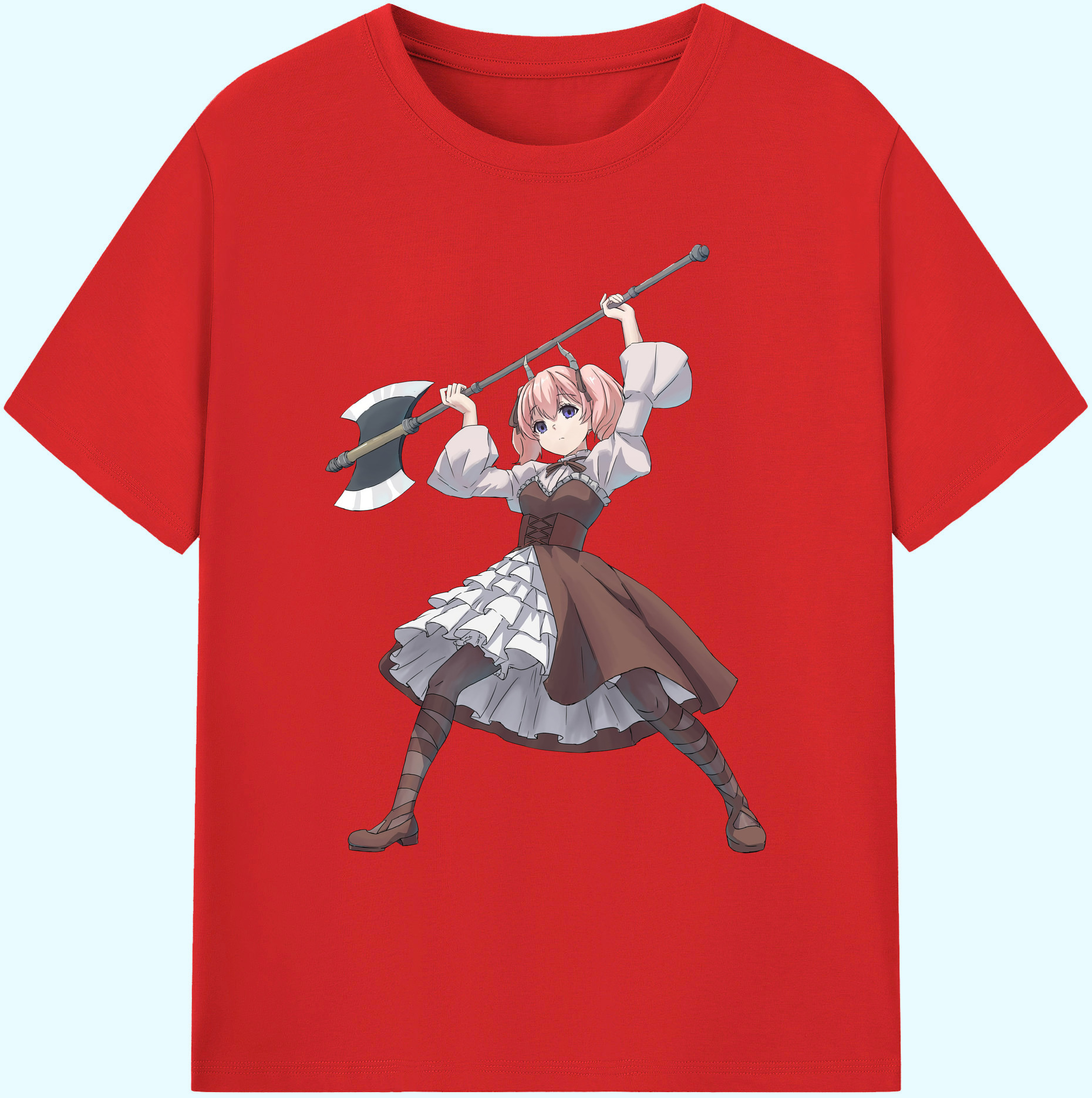 （画像用） 葬送のフリーレン Frieren 綿100％ メンズ半袖Tシャツ｜肌触りやわらか＆通気性