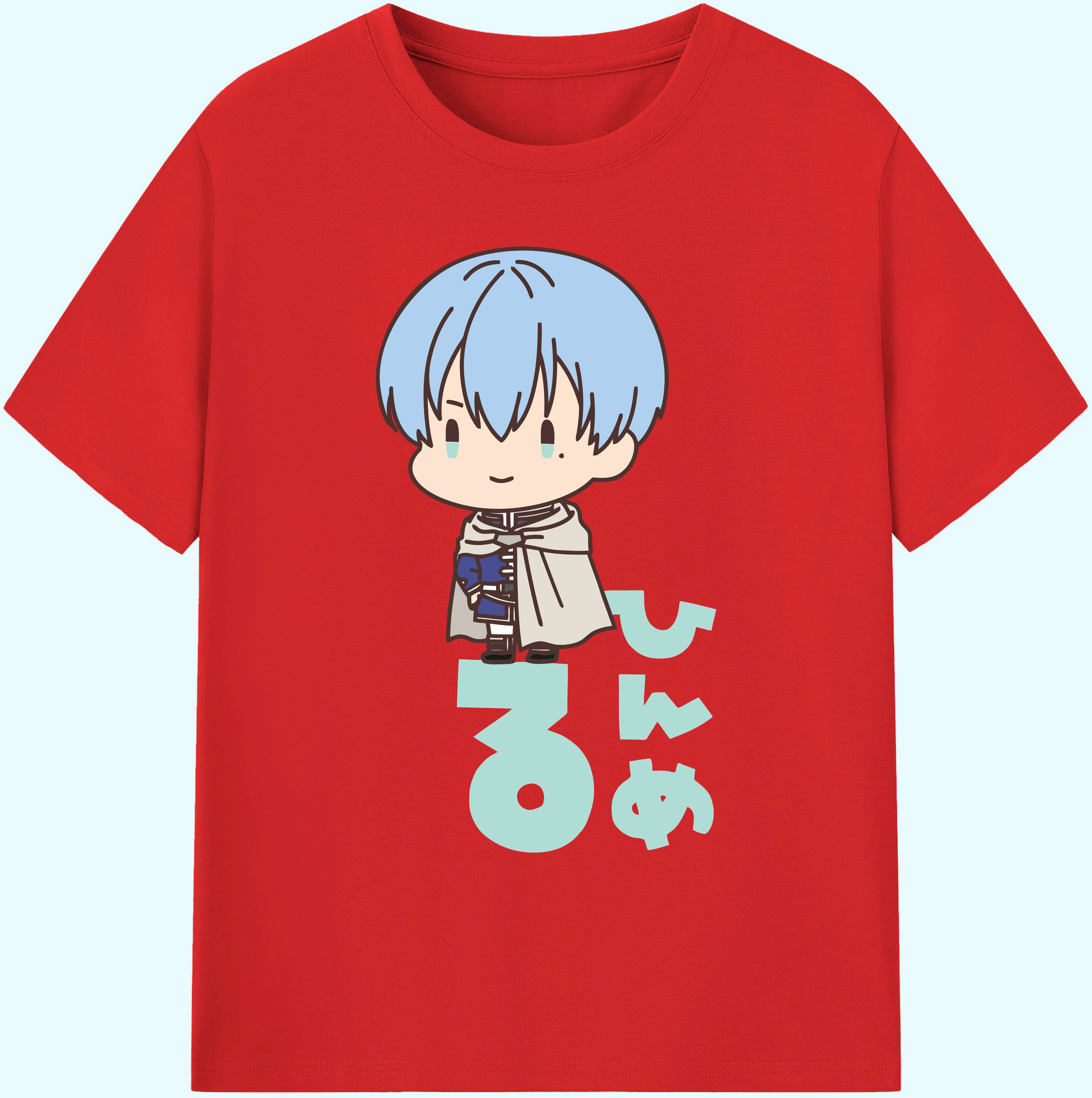 （画像用） 葬送のフリーレン Frieren 綿100％ メンズ半袖Tシャツ｜肌触りやわらか＆通気性
