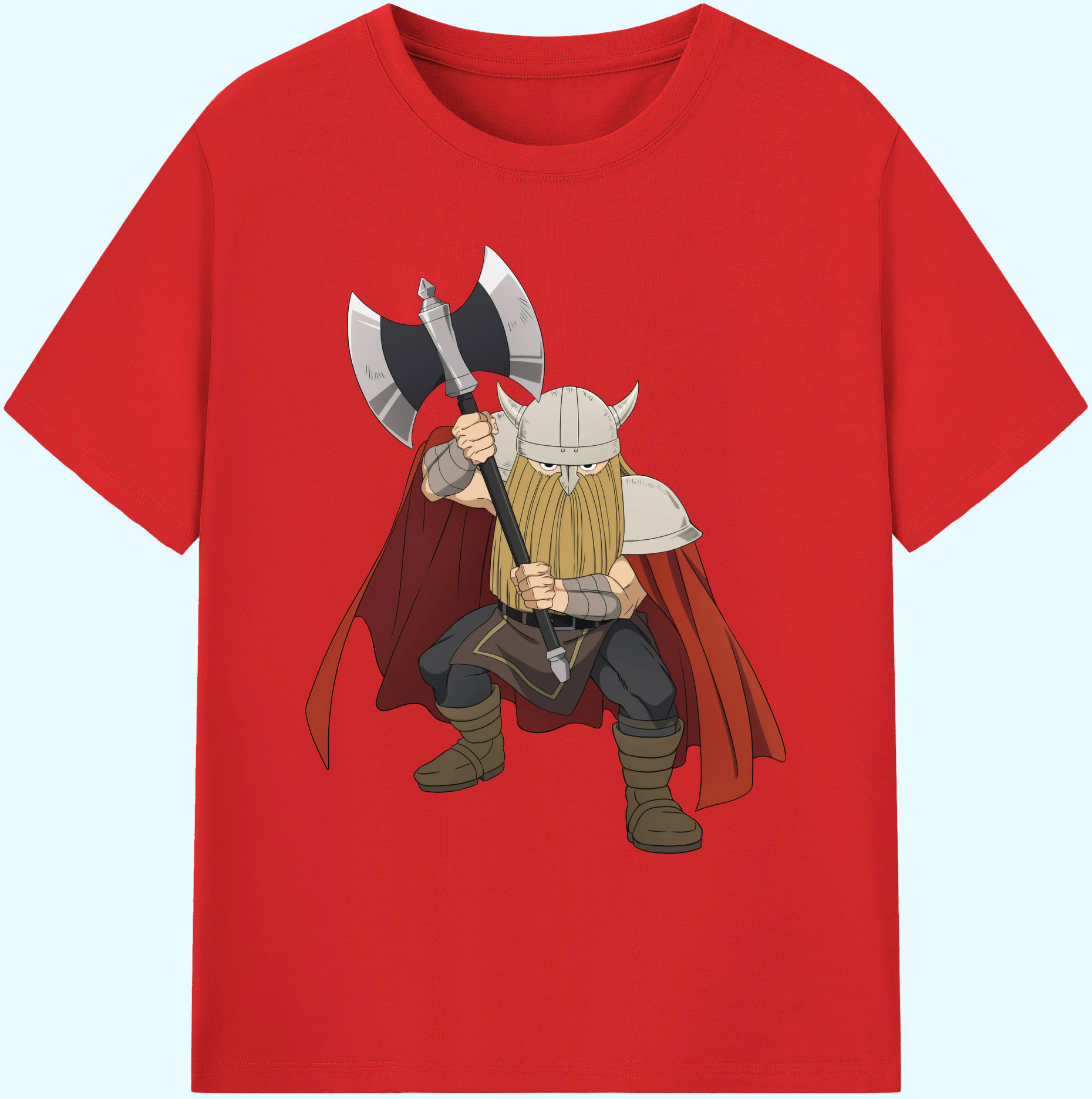 （画像用） 葬送のフリーレン Frieren 綿100％ メンズ半袖Tシャツ｜肌触りやわらか＆通気性