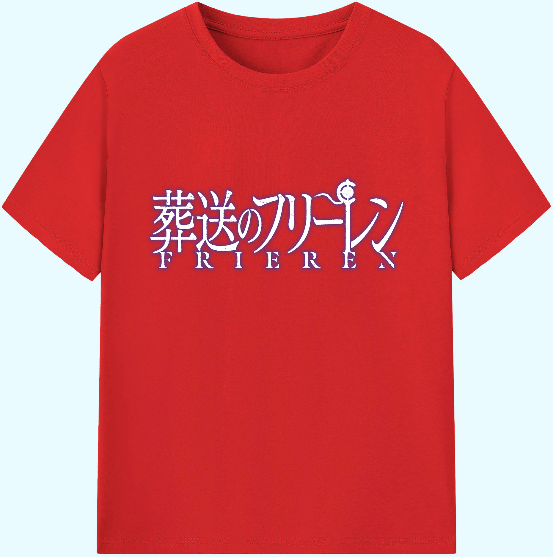 （画像用） 葬送のフリーレン Frieren 綿100％ メンズ半袖Tシャツ｜肌触りやわらか＆通気性