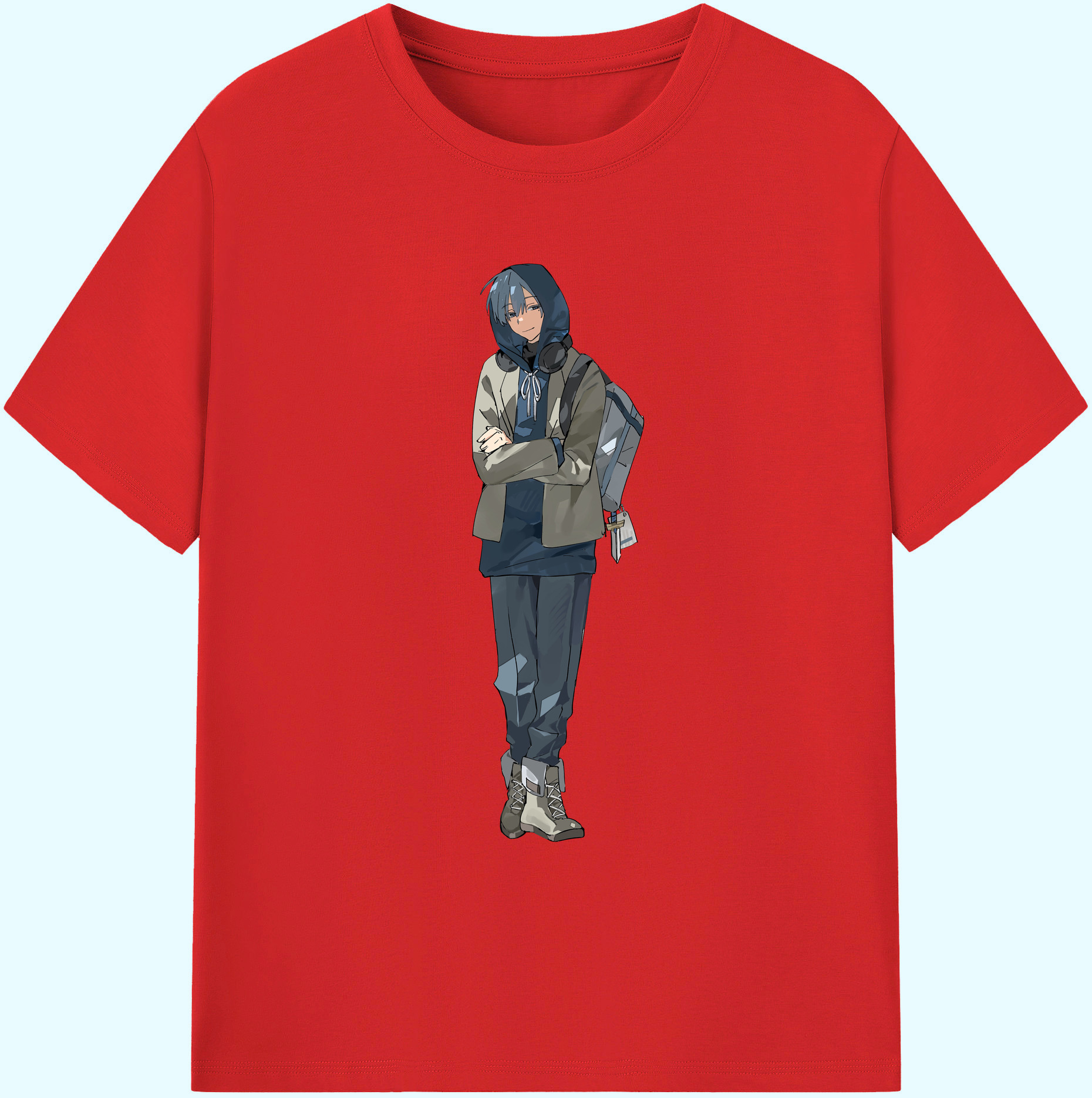 （画像用） 葬送のフリーレン Frieren 綿100％ メンズ半袖Tシャツ｜肌触りやわらか＆通気性