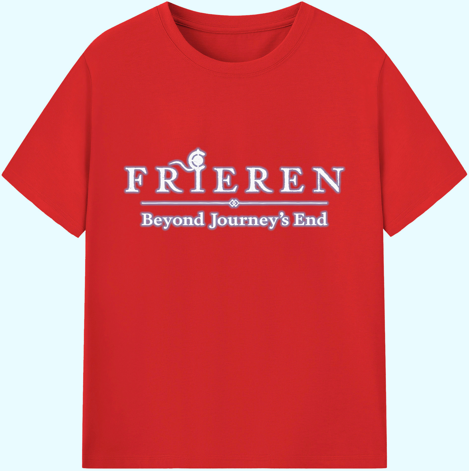 （画像用） 葬送のフリーレン Frieren 綿100％ メンズ半袖Tシャツ｜肌触りやわらか＆通気性