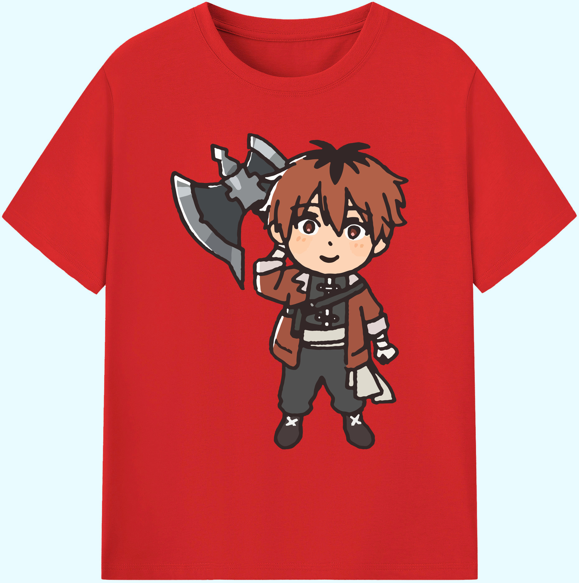（画像用） 葬送のフリーレン Frieren 綿100％ メンズ半袖Tシャツ｜肌触りやわらか＆通気性