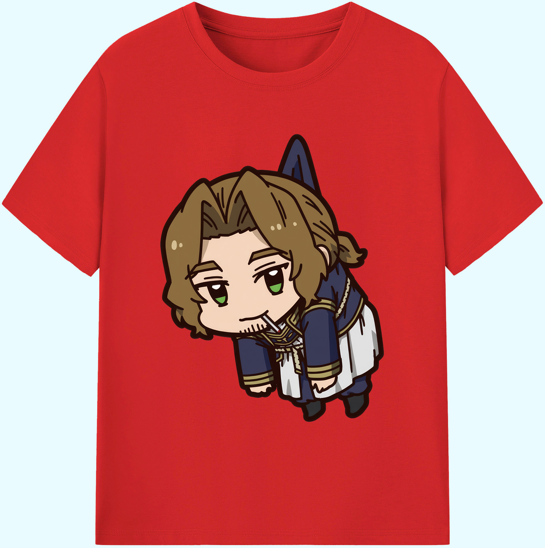 （画像用） 葬送のフリーレン Frieren 綿100％ メンズ半袖Tシャツ｜肌触りやわらか＆通気性