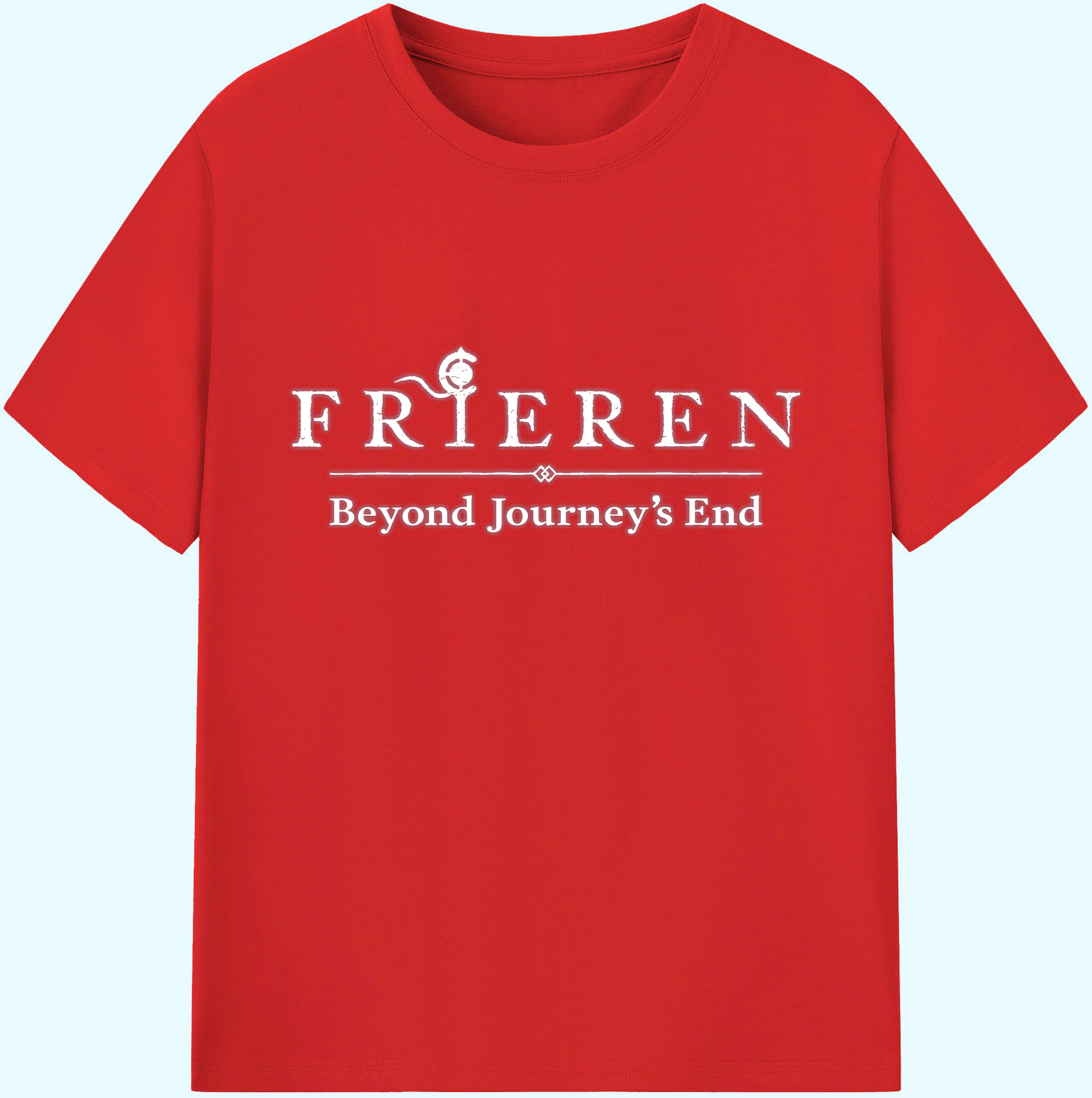 （画像用） 葬送のフリーレン Frieren 綿100％ メンズ半袖Tシャツ｜肌触りやわらか＆通気性