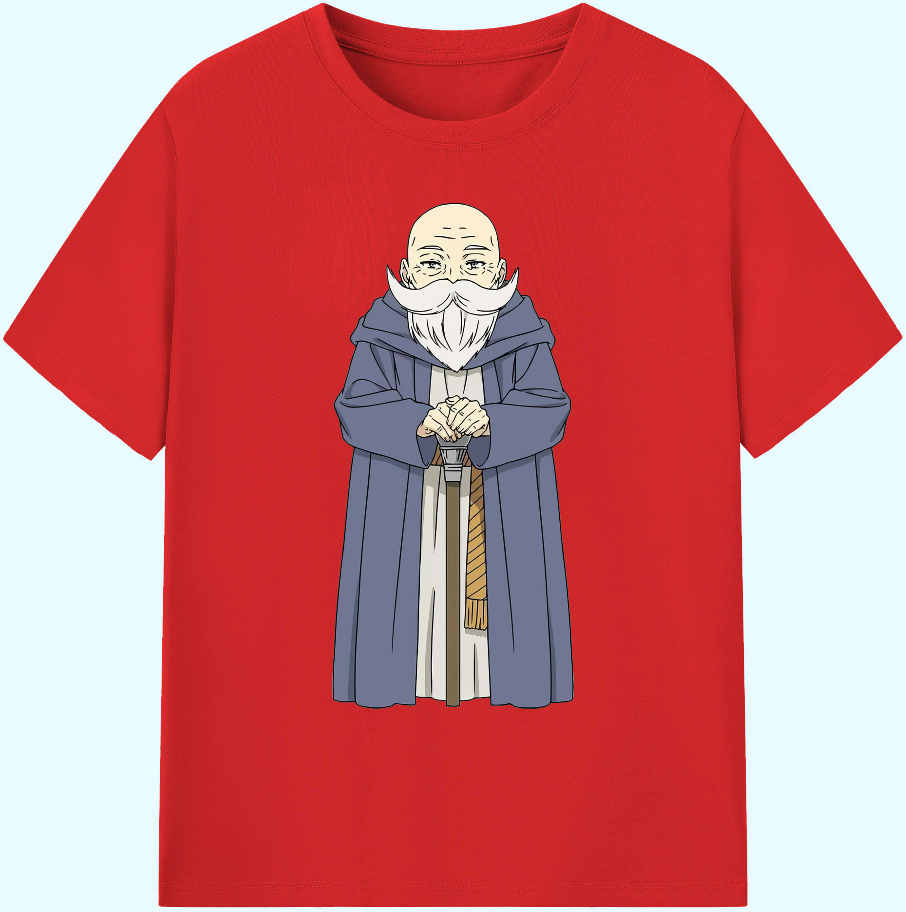 （画像用） 葬送のフリーレン Frieren 綿100％ メンズ半袖Tシャツ｜肌触りやわらか＆通気性