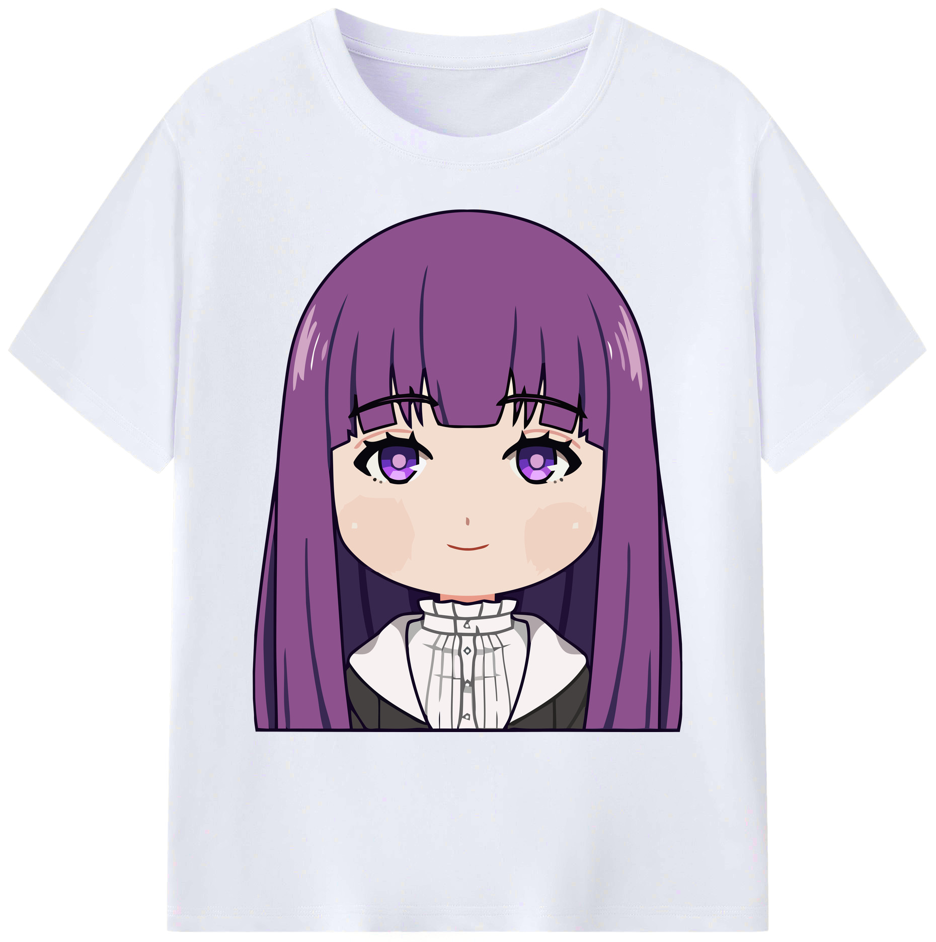 （画像用） 葬送のフリーレン Frieren 綿100％ メンズ半袖Tシャツ｜肌触りやわらか＆通気性