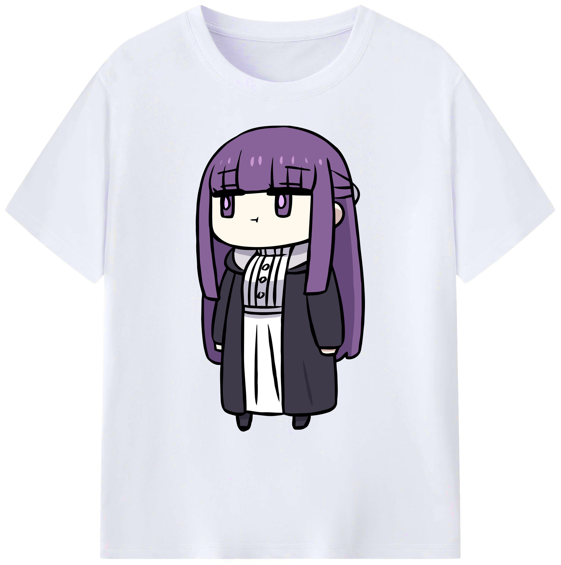 （画像用） 葬送のフリーレン Frieren 綿100％ メンズ半袖Tシャツ｜肌触りやわらか＆通気性