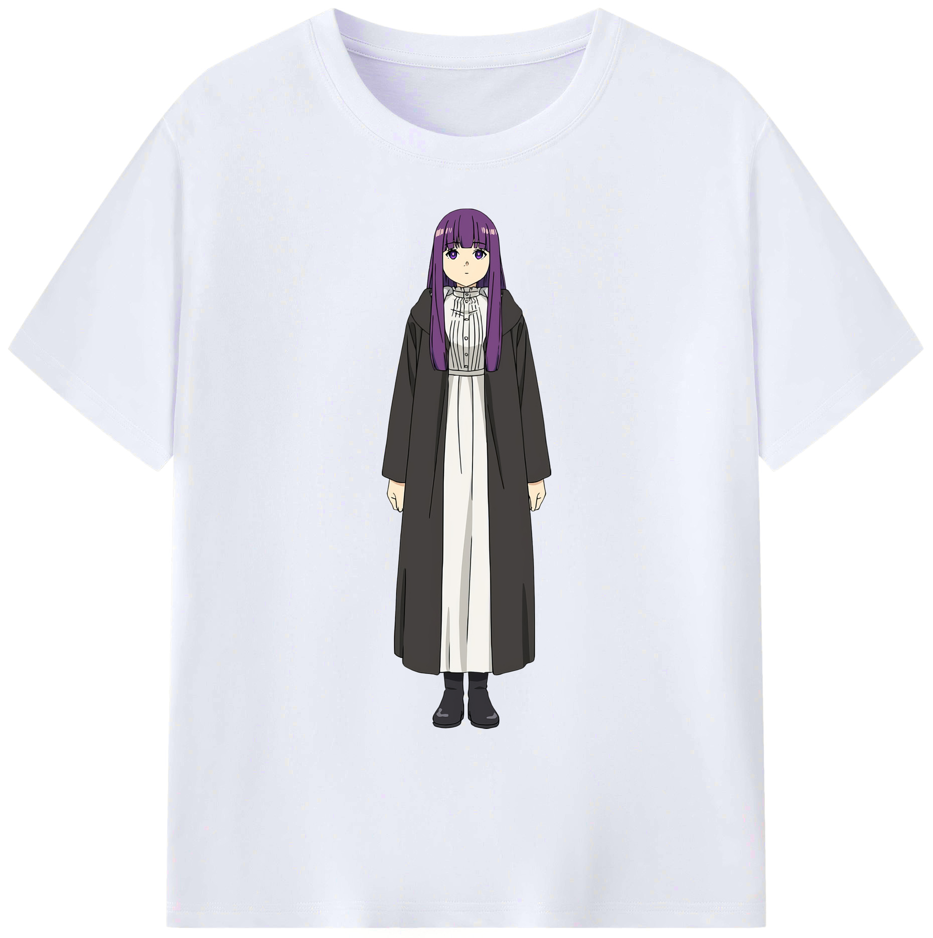 （画像用） 葬送のフリーレン Frieren 綿100％ メンズ半袖Tシャツ｜肌触りやわらか＆通気性