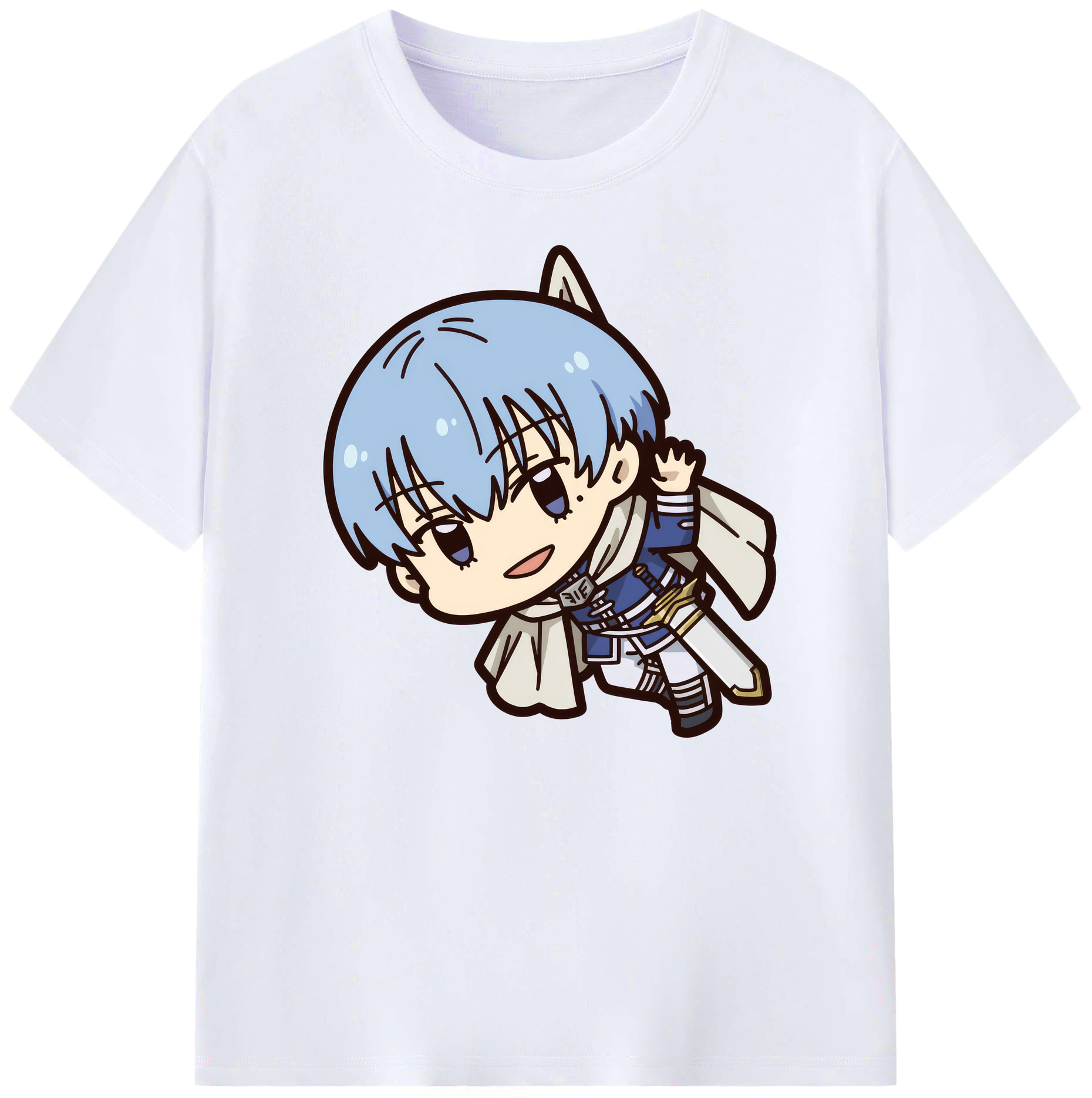 （画像用） 葬送のフリーレン Frieren 綿100％ メンズ半袖Tシャツ｜肌触りやわらか＆通気性