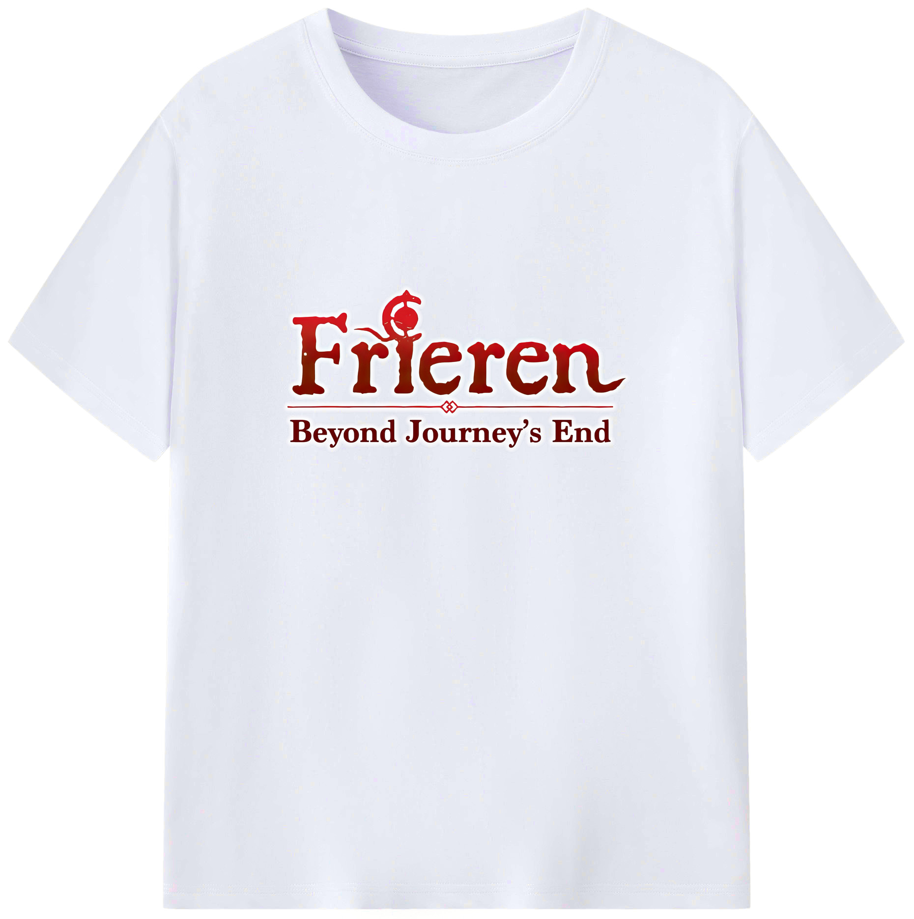 （画像用） 葬送のフリーレン Frieren 綿100％ メンズ半袖Tシャツ｜肌触りやわらか＆通気性