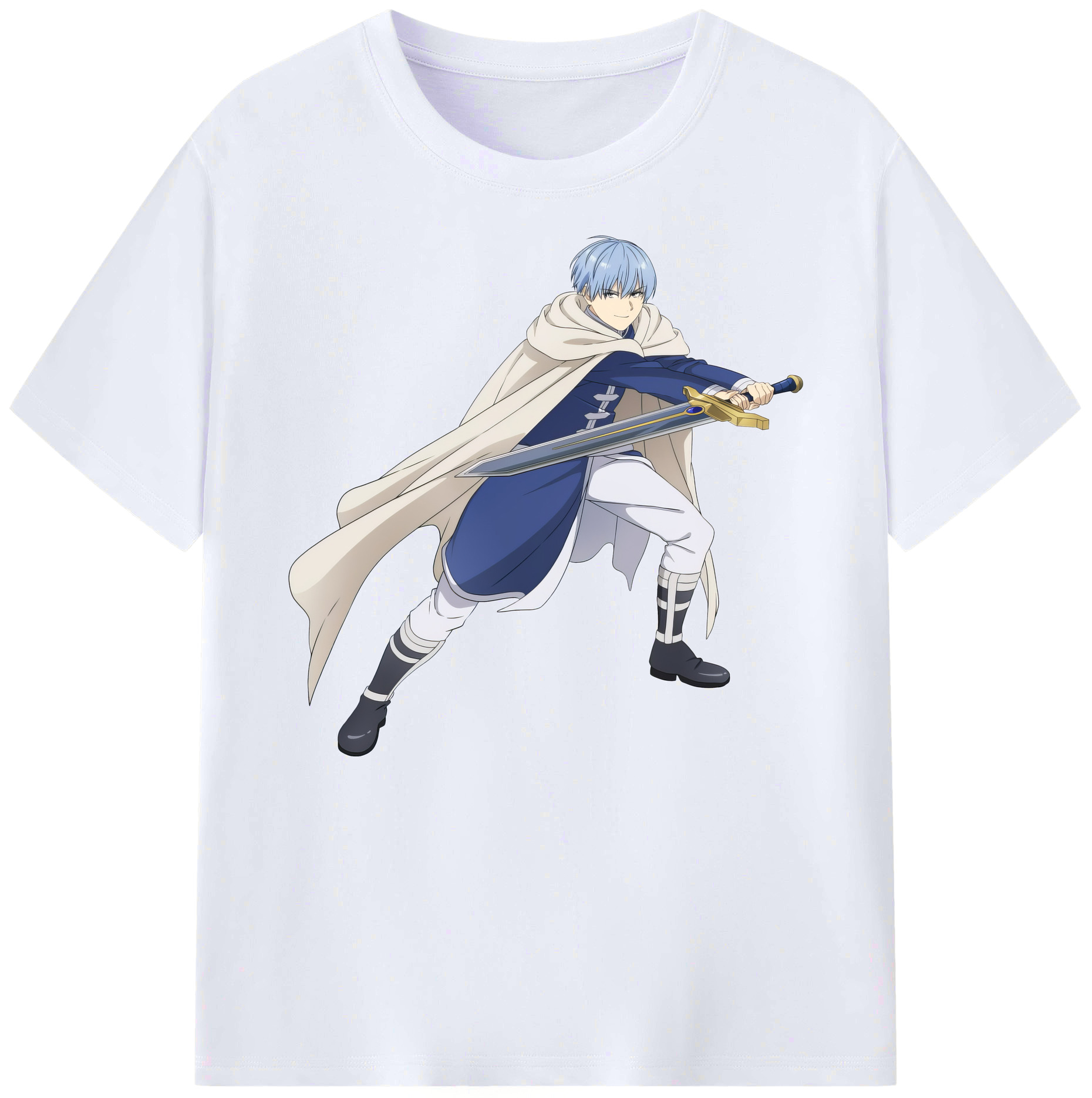 （画像用） 葬送のフリーレン Frieren 綿100％ メンズ半袖Tシャツ｜肌触りやわらか＆通気性