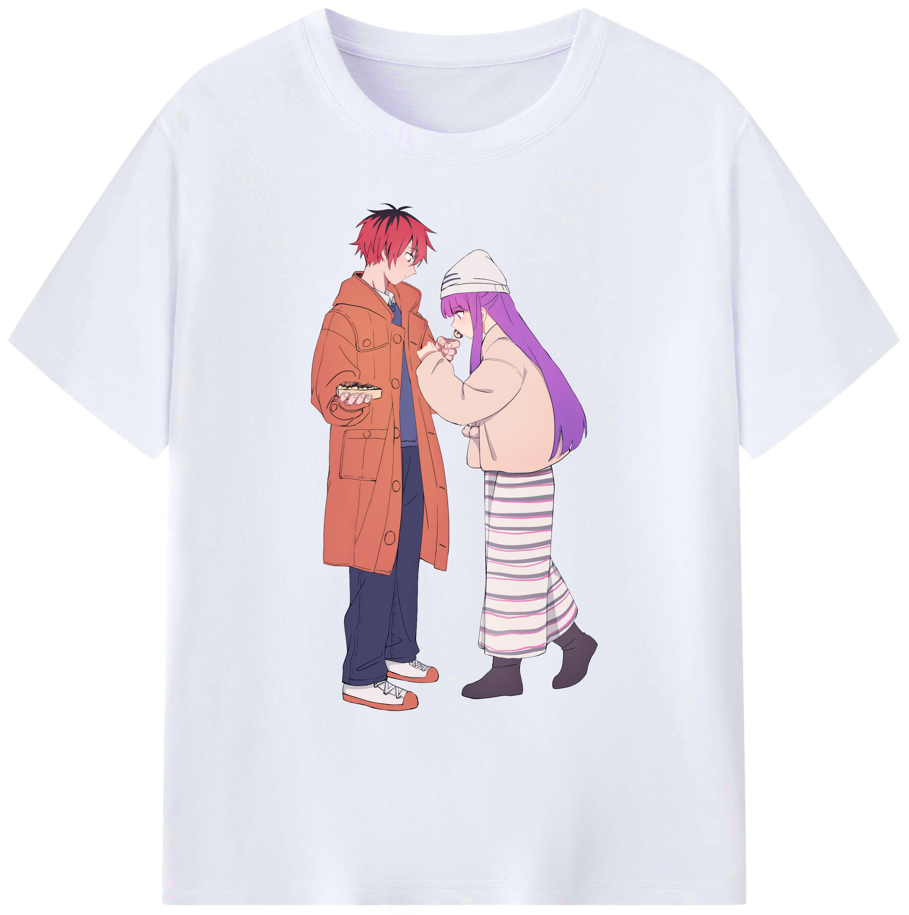 （画像用） 葬送のフリーレン Frieren 綿100％ メンズ半袖Tシャツ｜肌触りやわらか＆通気性