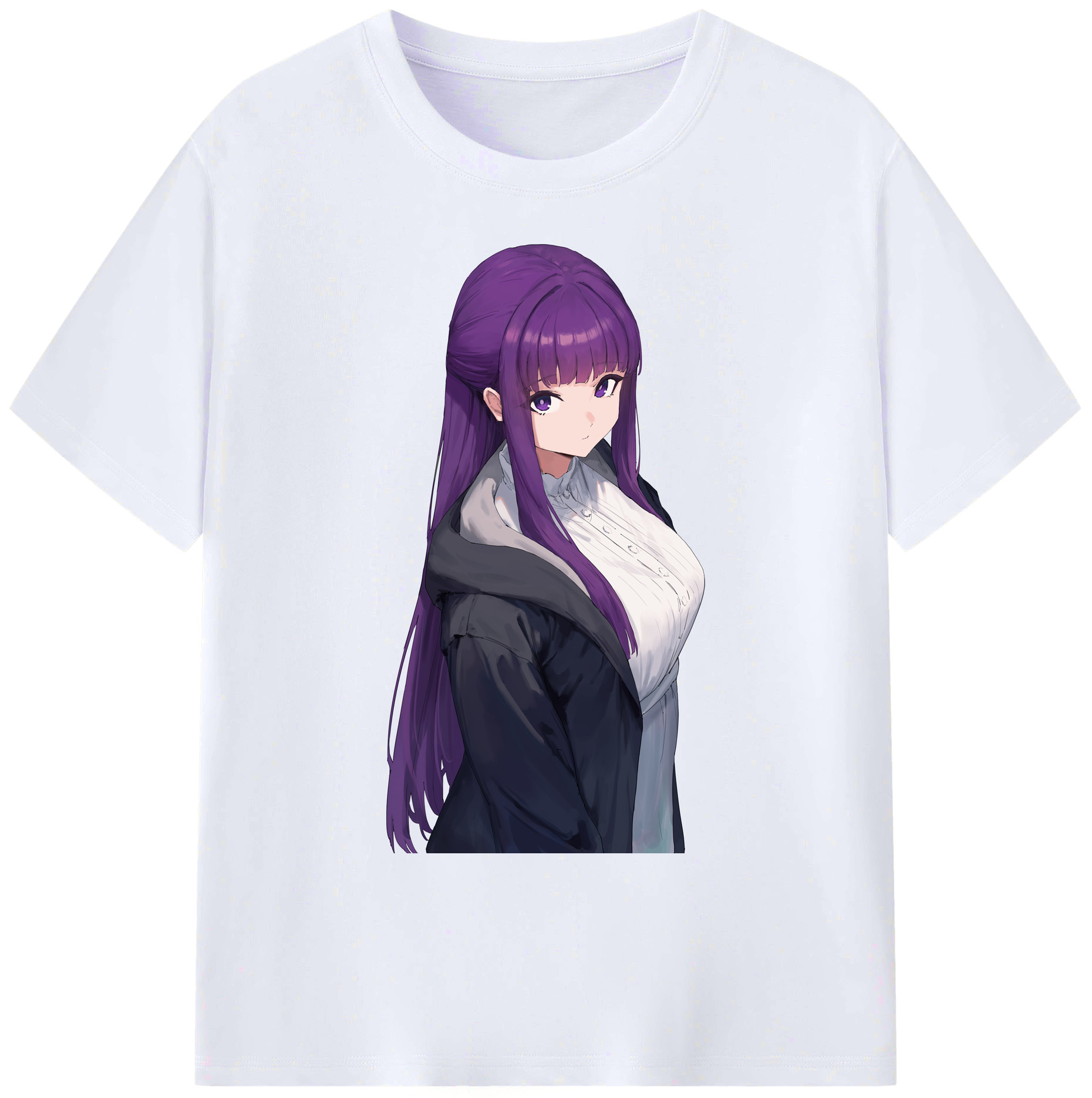 （画像用） 葬送のフリーレン Frieren 綿100％ メンズ半袖Tシャツ｜肌触りやわらか＆通気性
