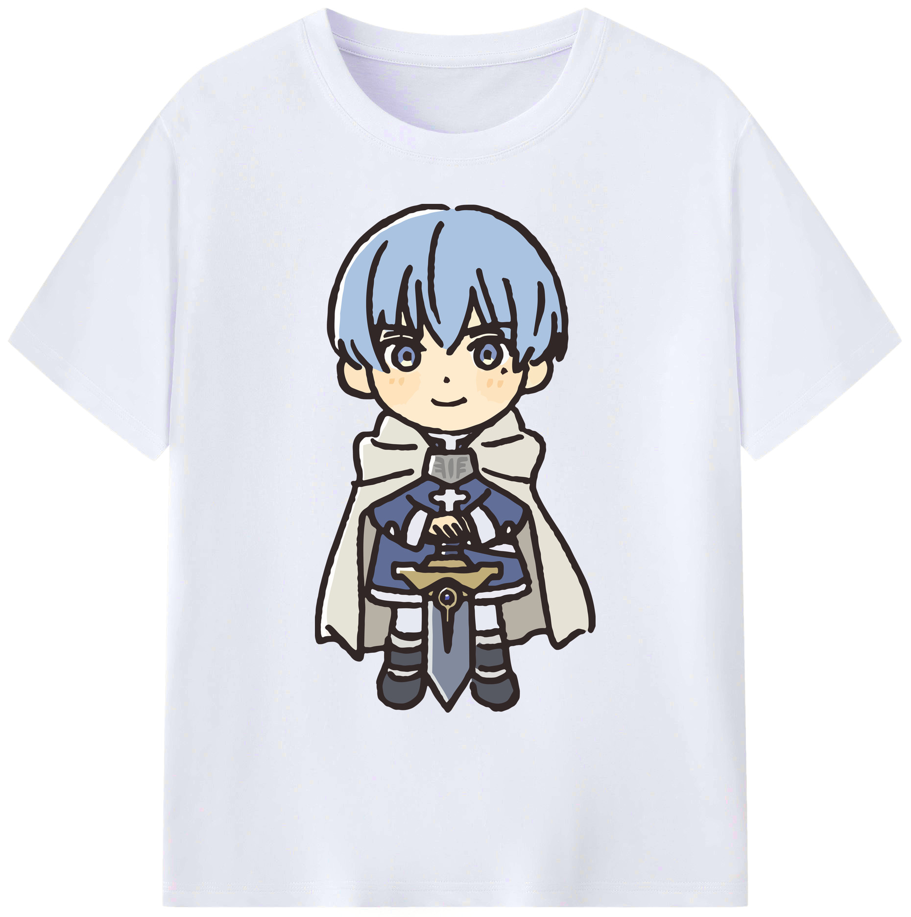 （画像用） 葬送のフリーレン Frieren 綿100％ メンズ半袖Tシャツ｜肌触りやわらか＆通気性