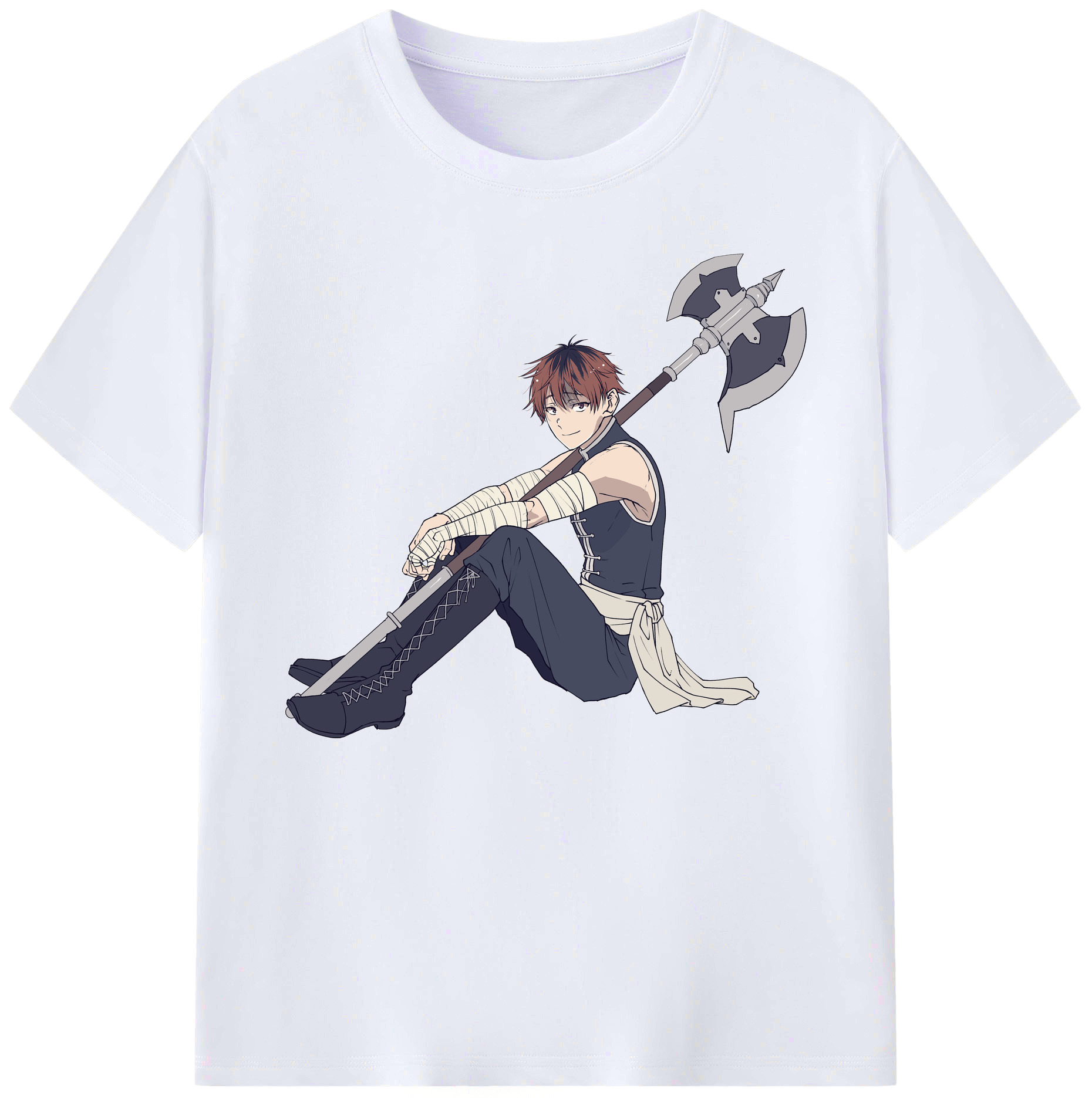 （画像用） 葬送のフリーレン Frieren 綿100％ メンズ半袖Tシャツ｜肌触りやわらか＆通気性