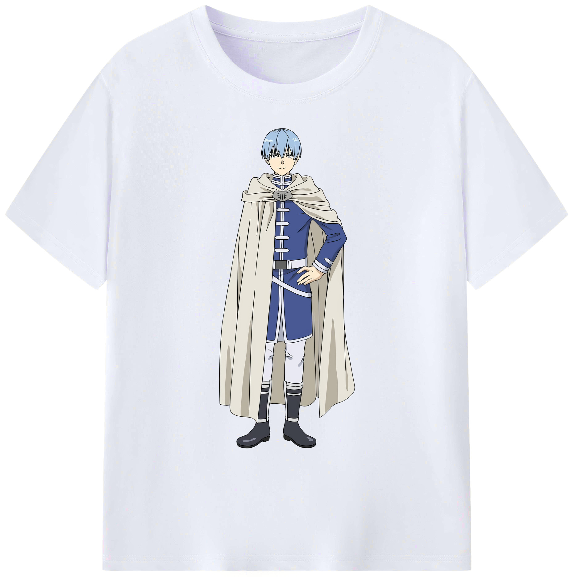 （画像用） 葬送のフリーレン Frieren 綿100％ メンズ半袖Tシャツ｜肌触りやわらか＆通気性