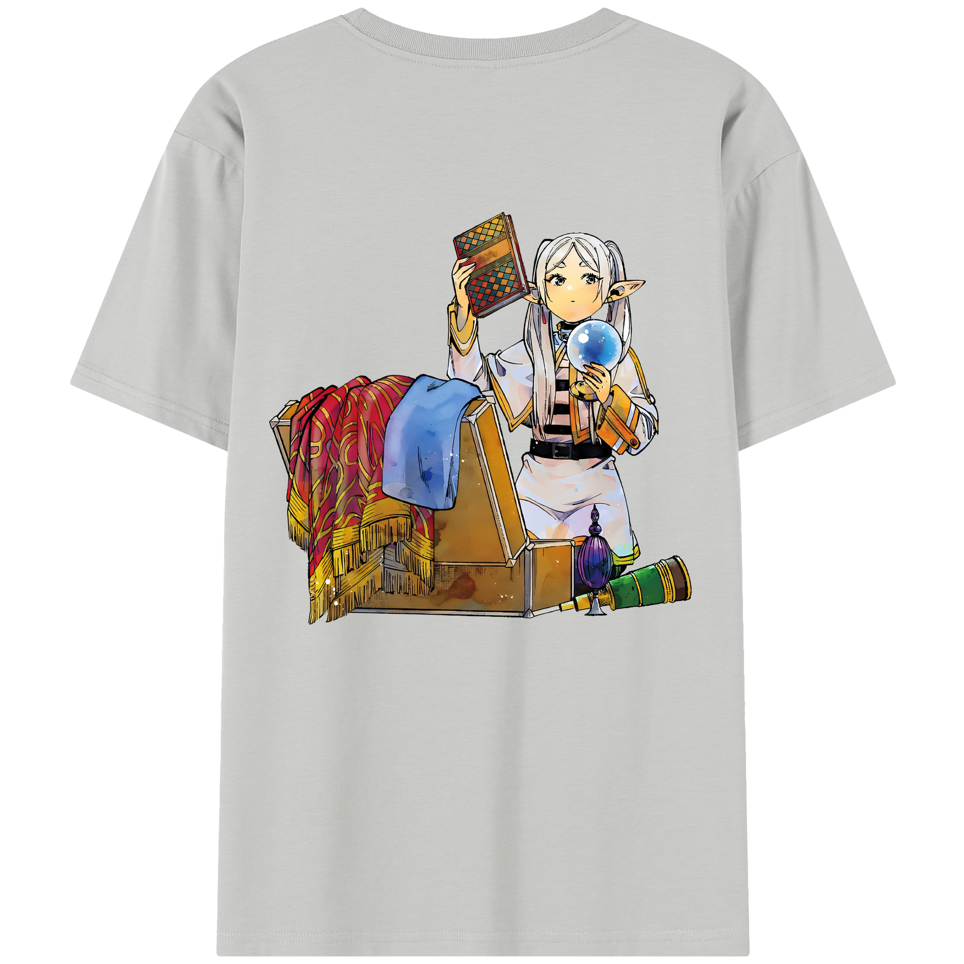 （画像用） 葬送のフリーレン Frieren レディース半袖Tシャツ(バックプリント)
