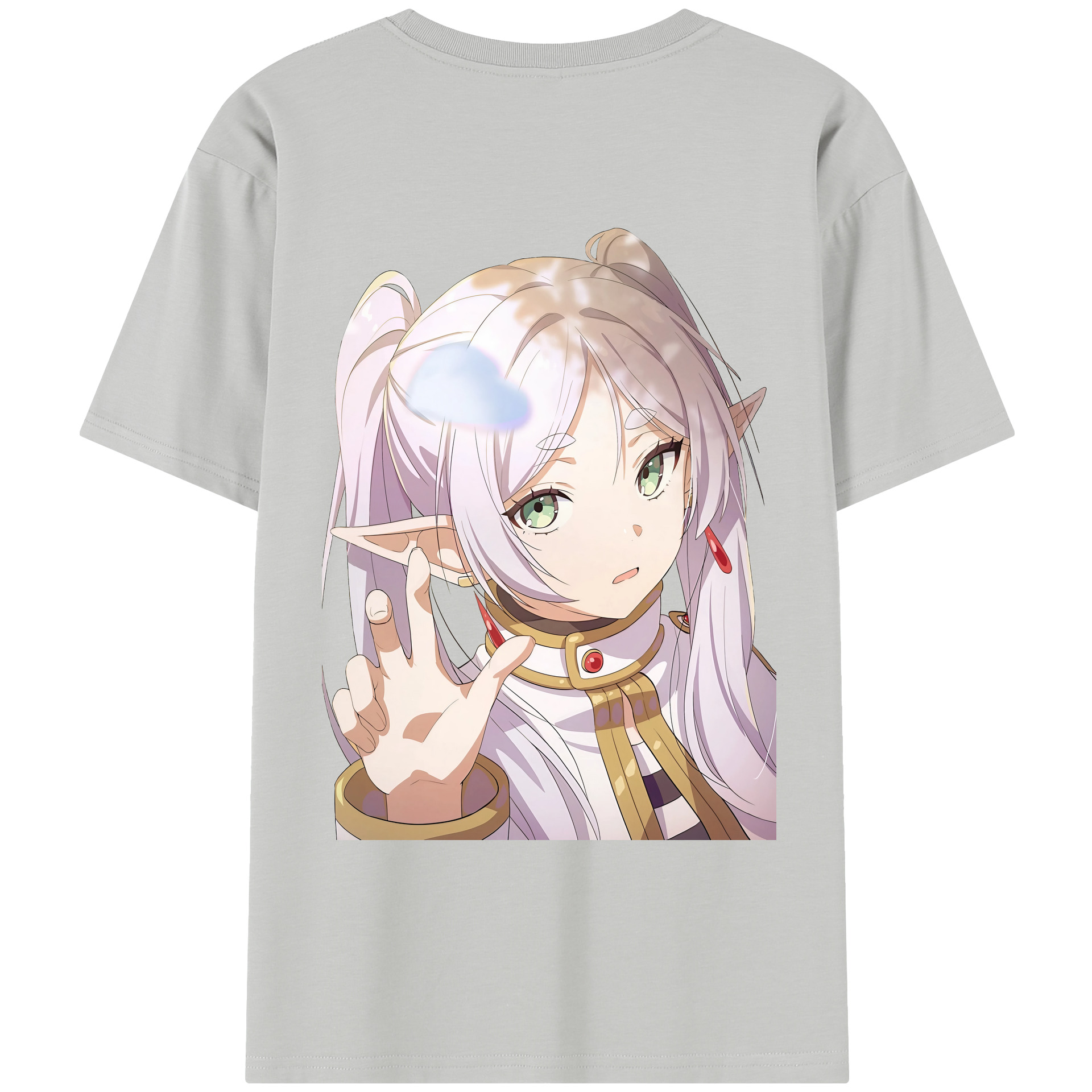 （画像用） 葬送のフリーレン Frieren レディース半袖Tシャツ(バックプリント)