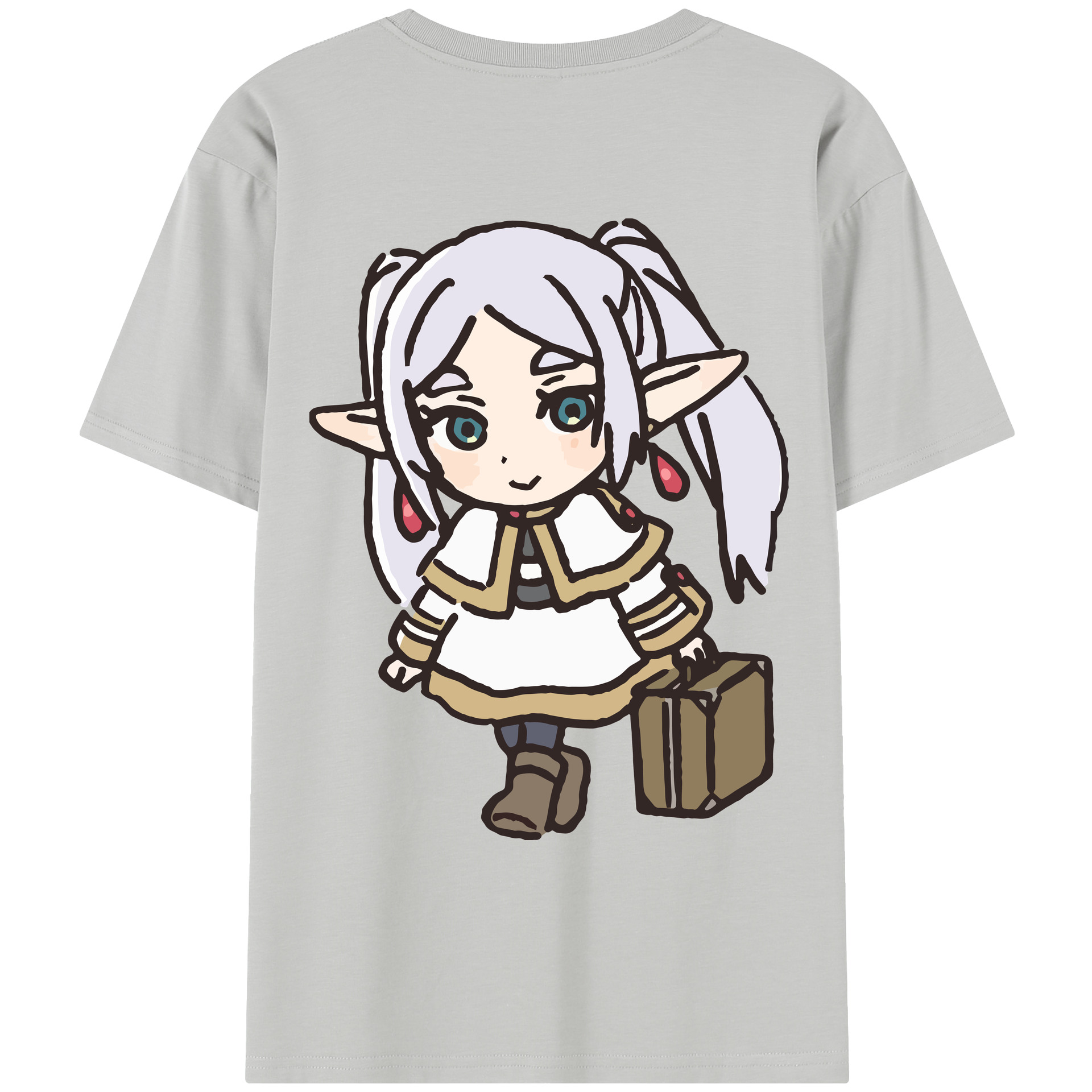 （画像用） 葬送のフリーレン Frieren レディース半袖Tシャツ(バックプリント)