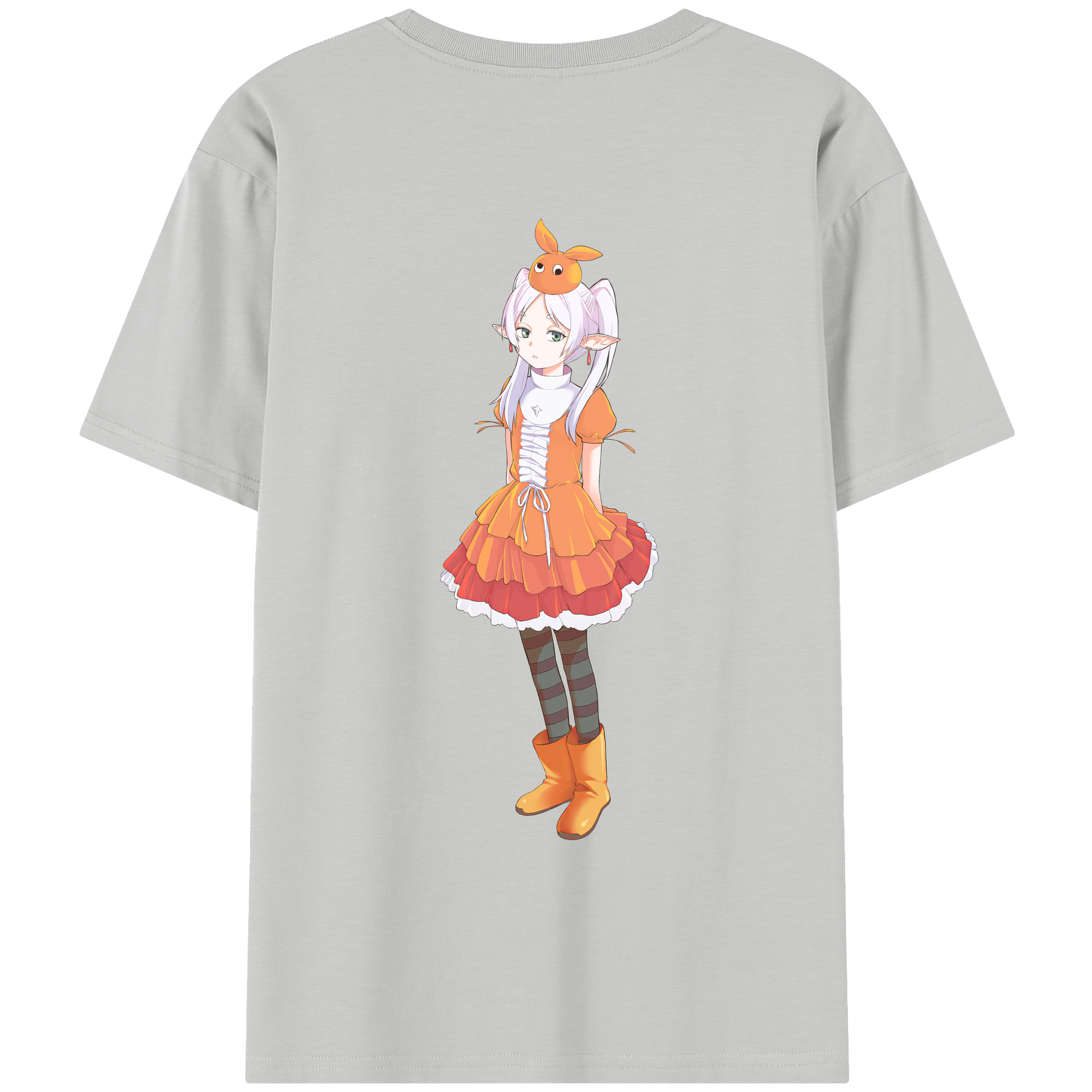 （画像用） 葬送のフリーレン Frieren レディース半袖Tシャツ(バックプリント)