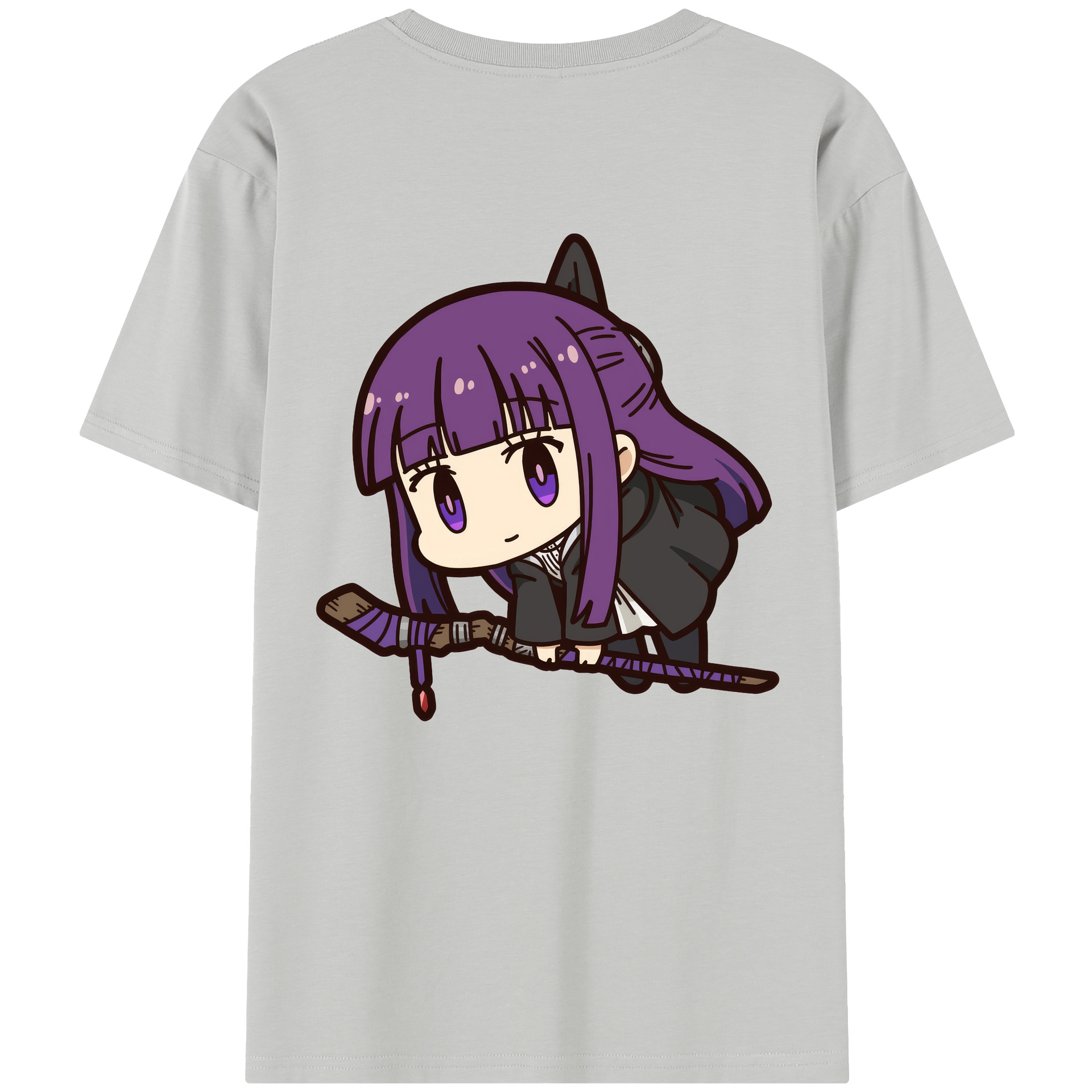 （画像用） 葬送のフリーレン Frieren レディース半袖Tシャツ(バックプリント)