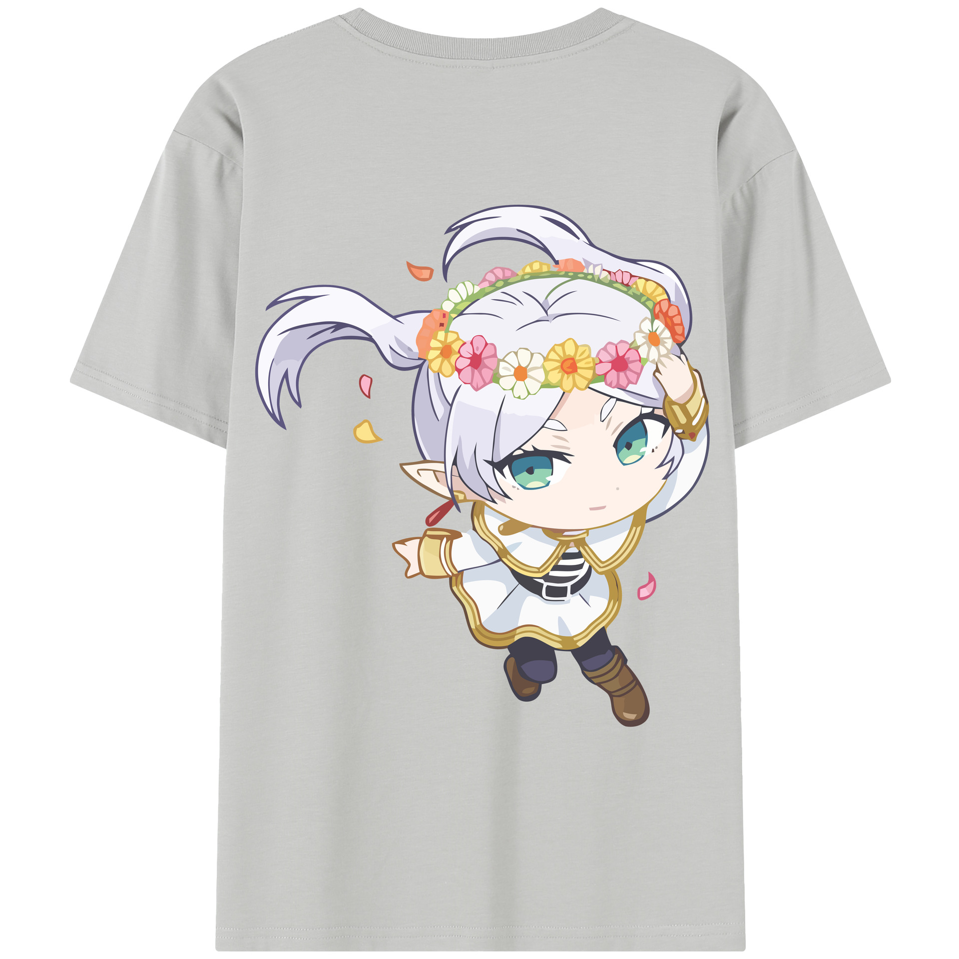 （画像用） 葬送のフリーレン Frieren レディース半袖Tシャツ(バックプリント)