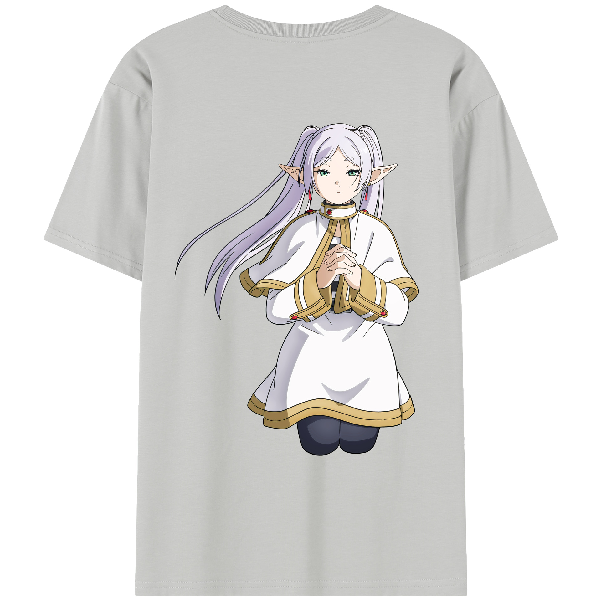 （画像用） 葬送のフリーレン Frieren レディース半袖Tシャツ(バックプリント)