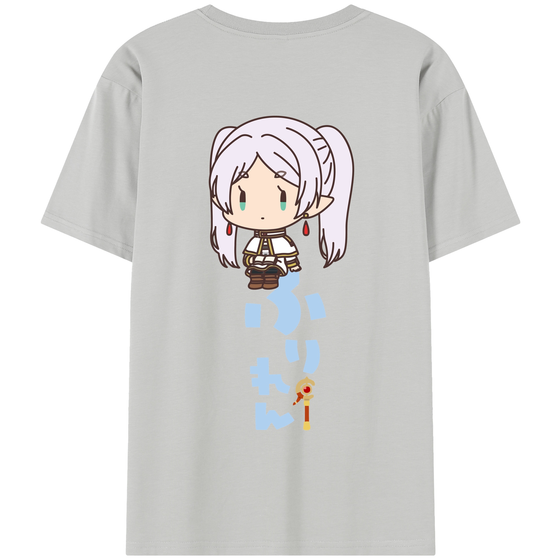 （画像用） 葬送のフリーレン Frieren レディース半袖Tシャツ(バックプリント)