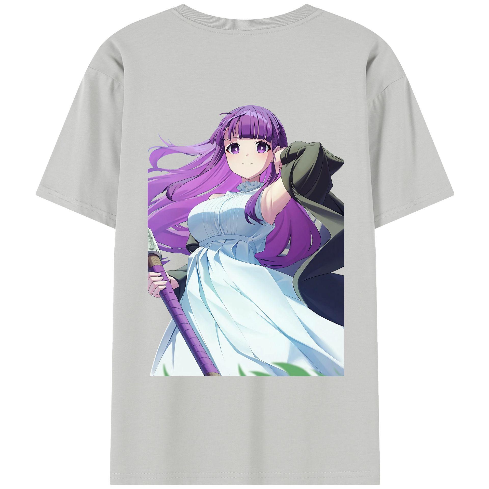 （画像用） 葬送のフリーレン Frieren レディース半袖Tシャツ(バックプリント)