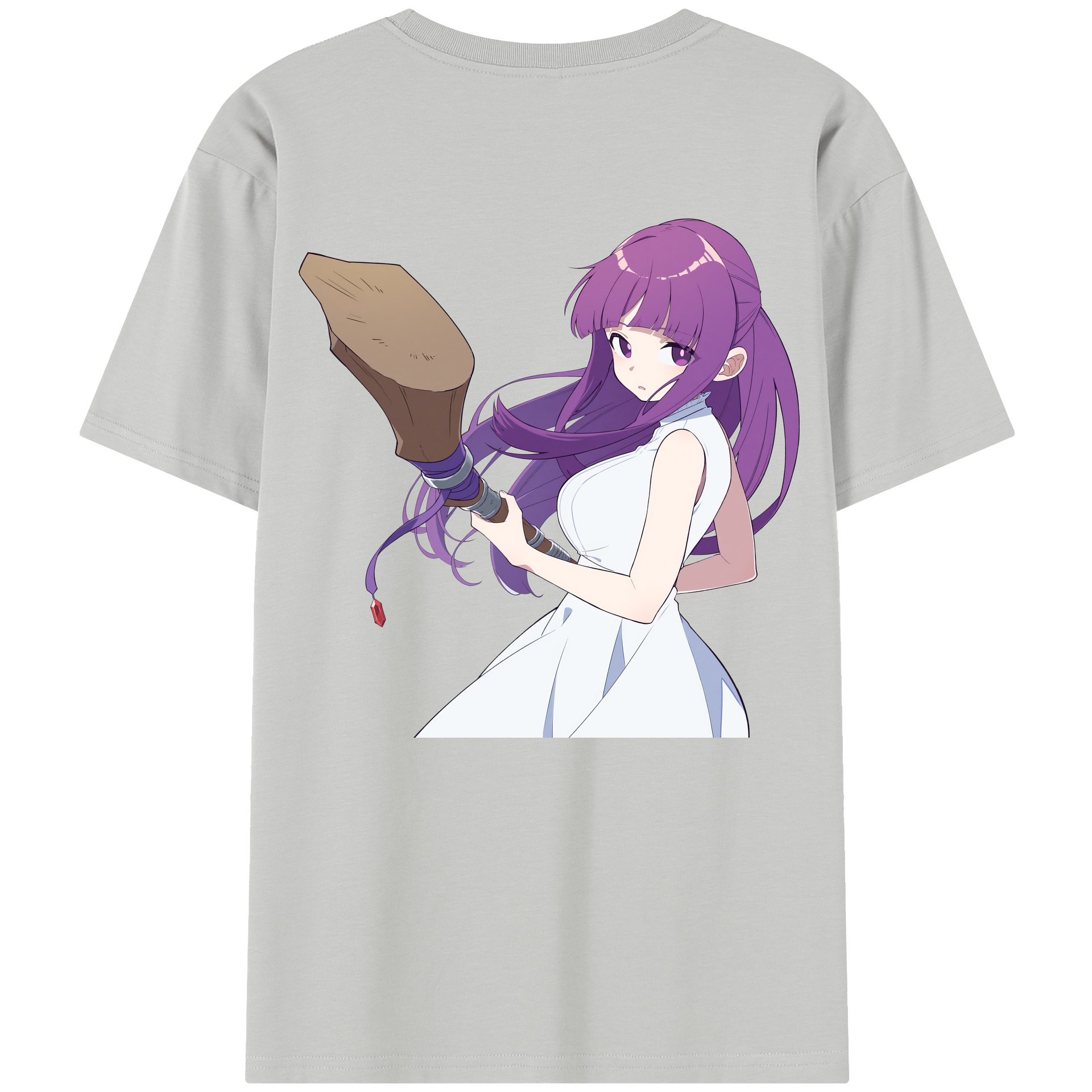 （画像用） 葬送のフリーレン Frieren レディース半袖Tシャツ(バックプリント)