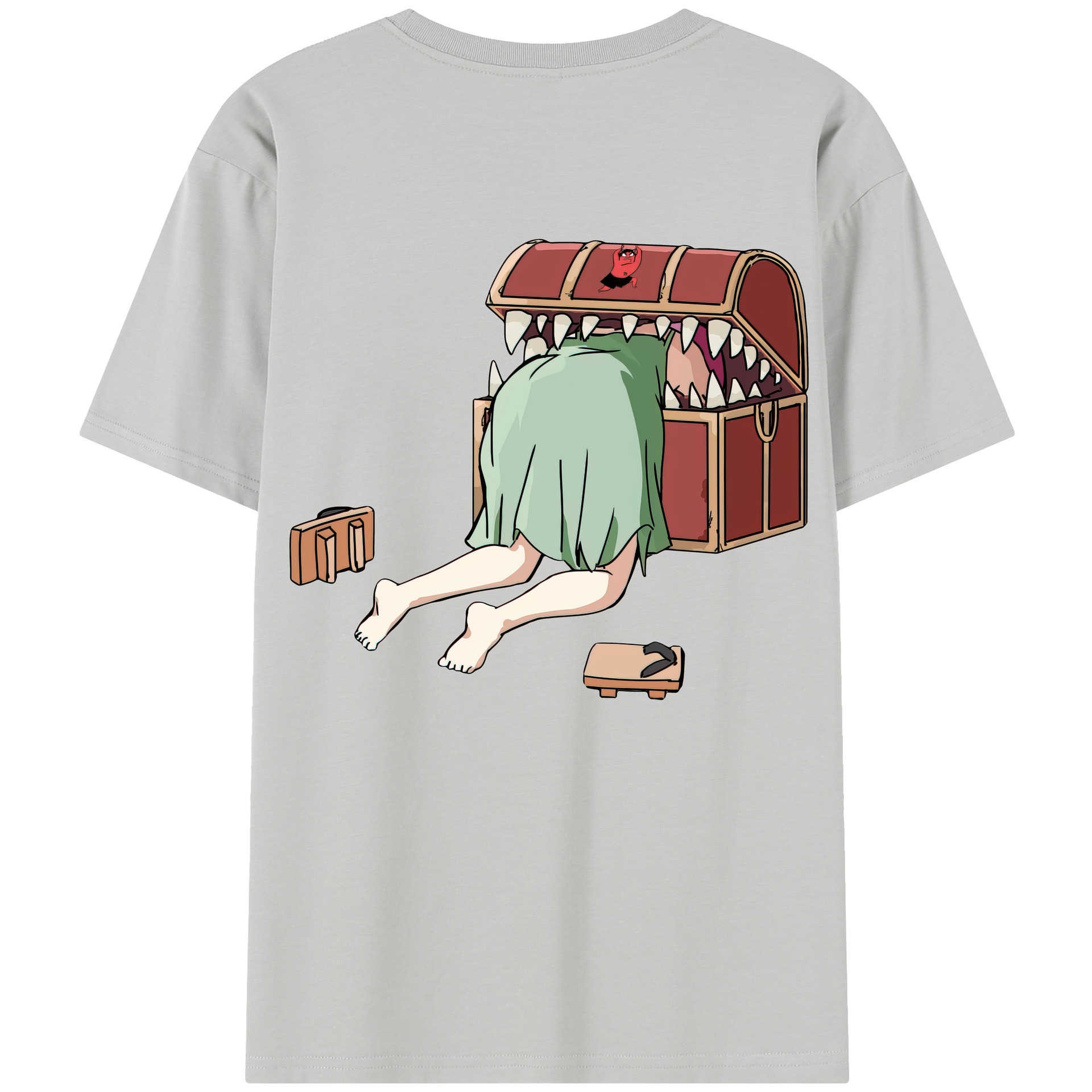 （画像用） 葬送のフリーレン Frieren レディース半袖Tシャツ(バックプリント)