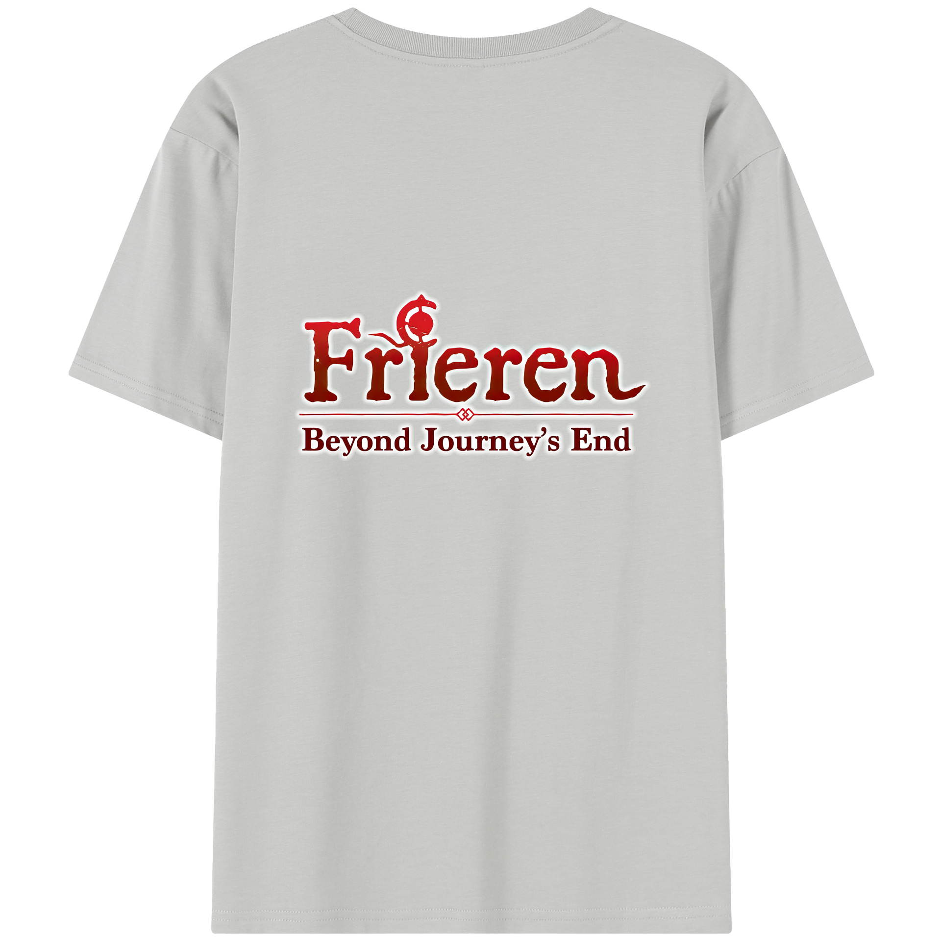 （画像用） 葬送のフリーレン Frieren レディース半袖Tシャツ(バックプリント)