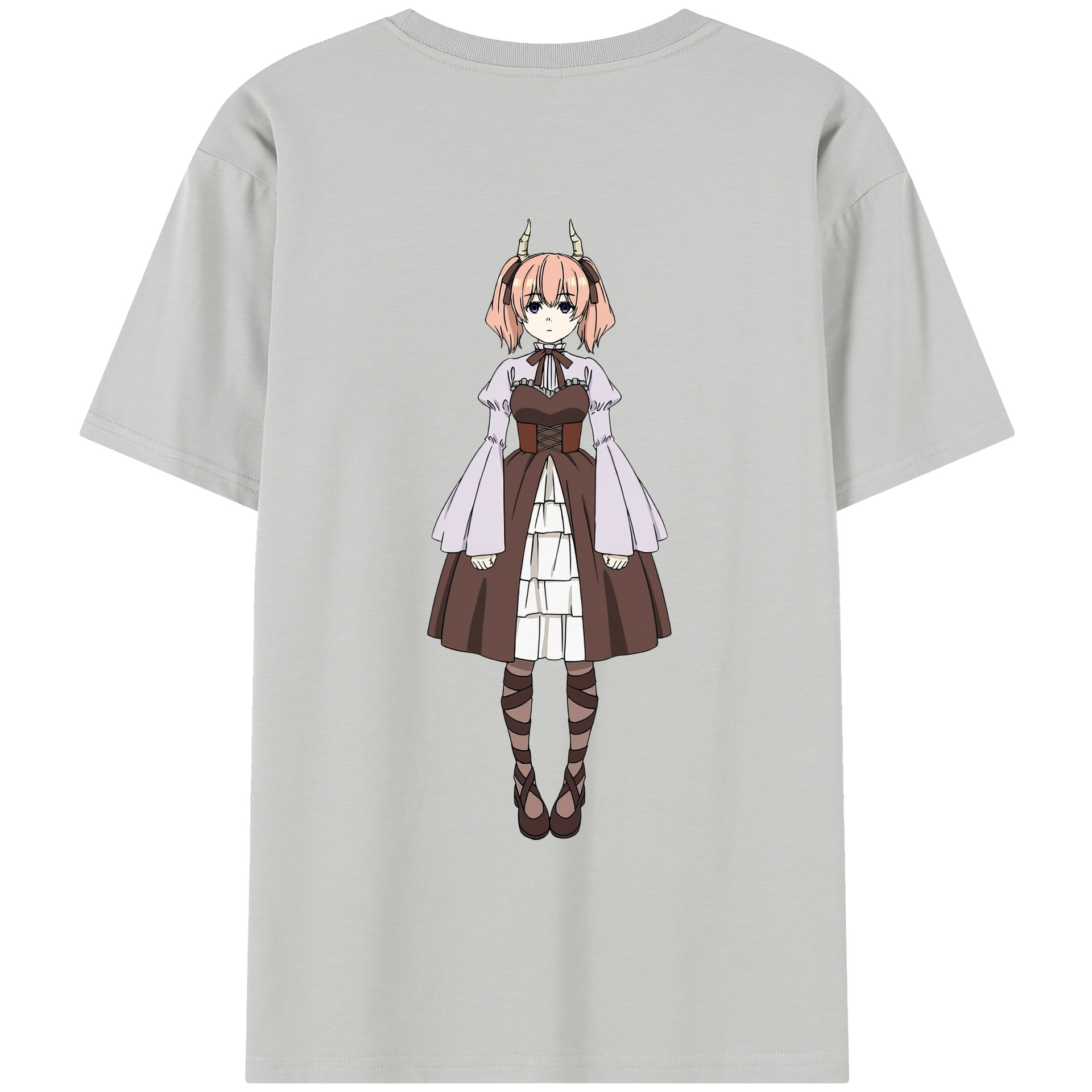 （画像用） 葬送のフリーレン Frieren レディース半袖Tシャツ(バックプリント)