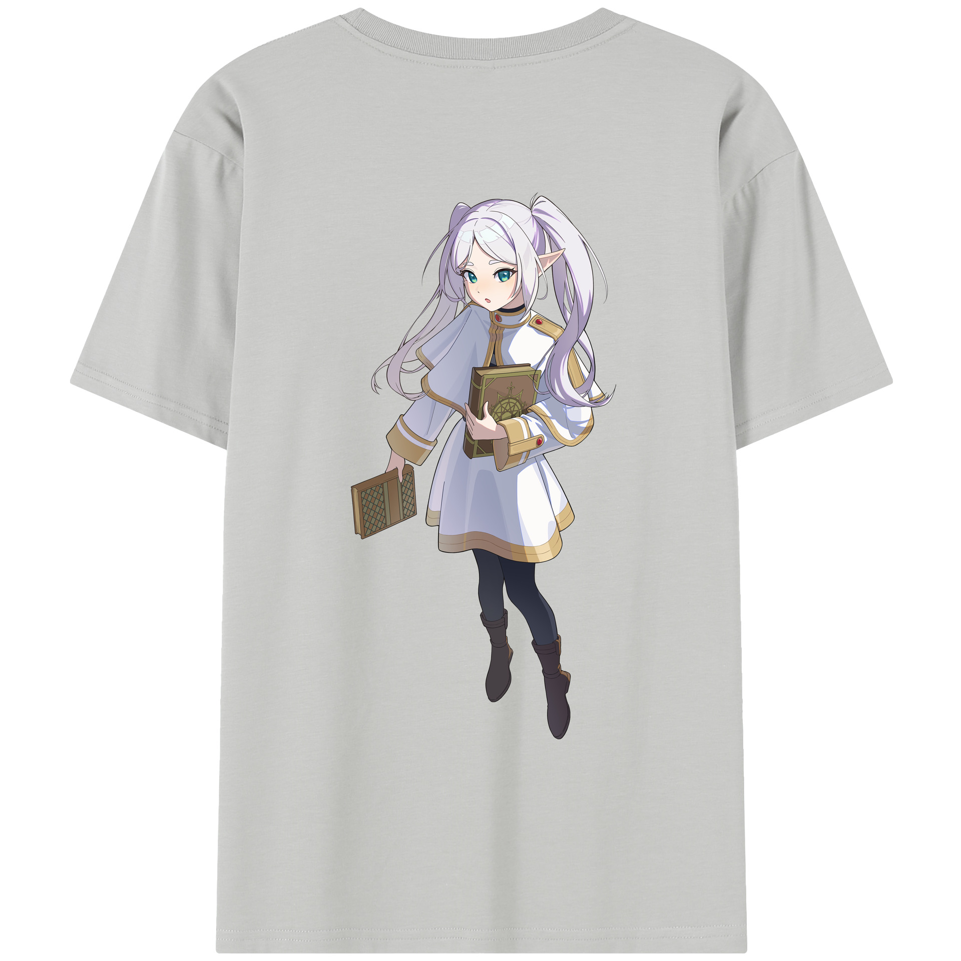 （画像用） 葬送のフリーレン Frieren レディース半袖Tシャツ(バックプリント)