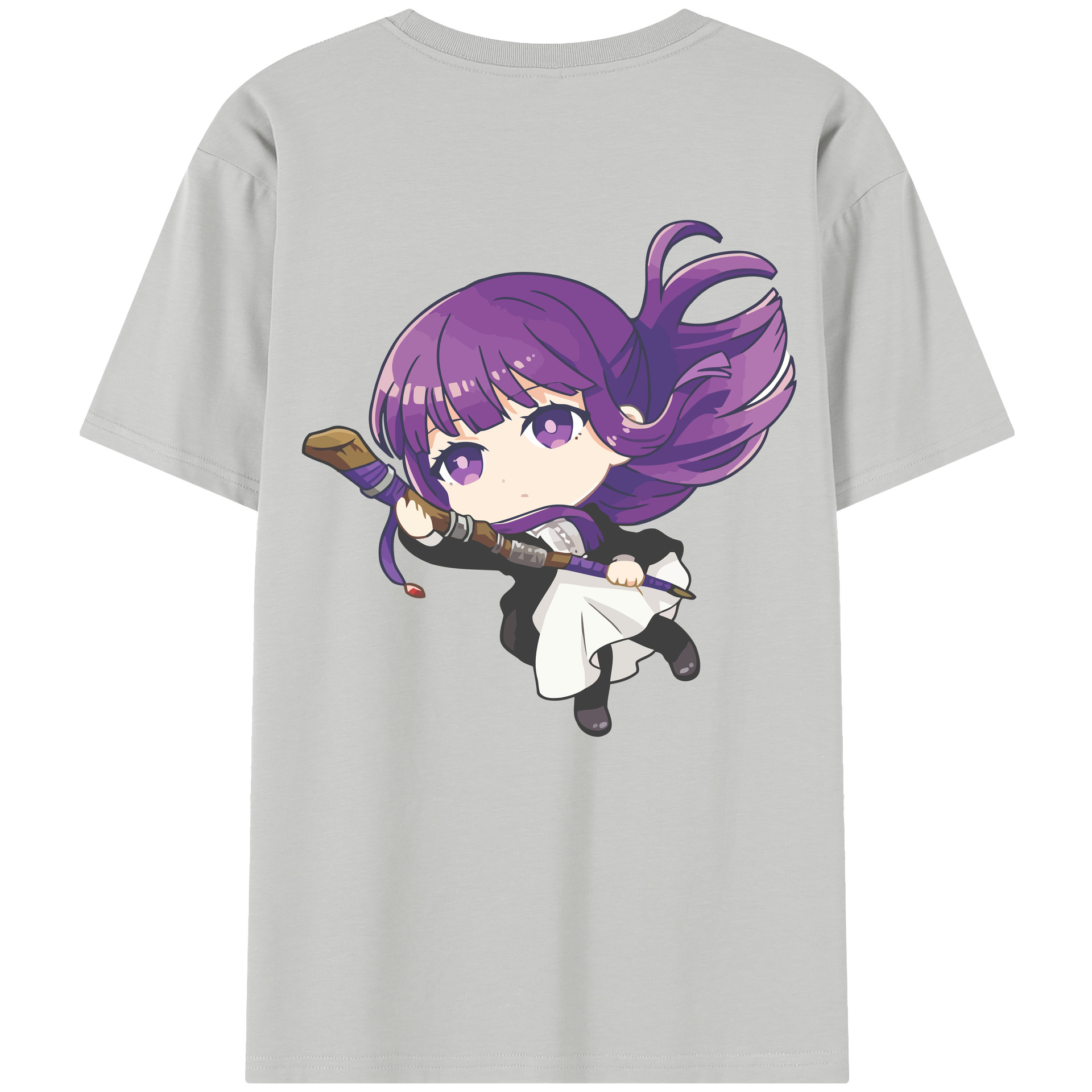 （画像用） 葬送のフリーレン Frieren レディース半袖Tシャツ(バックプリント)