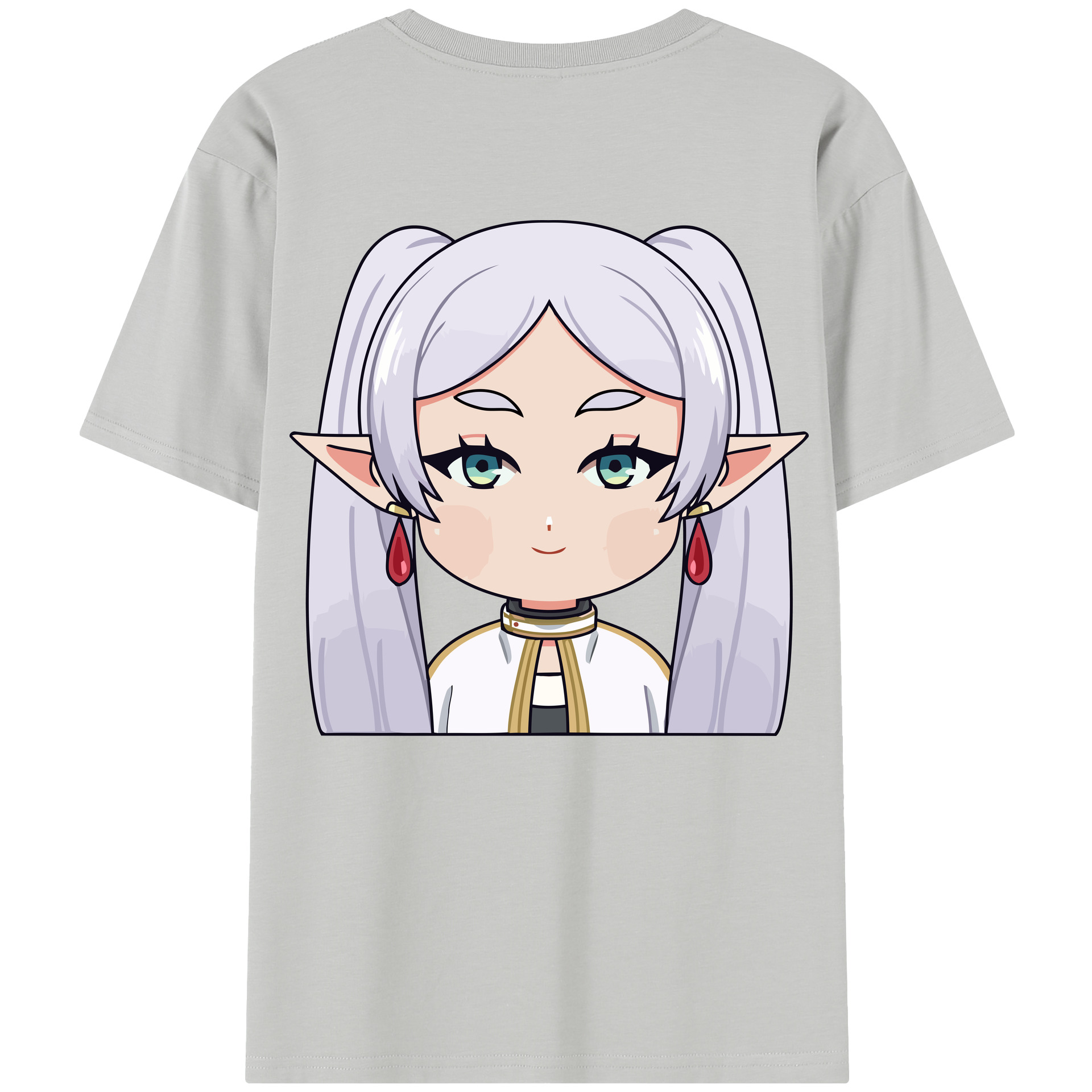 （画像用） 葬送のフリーレン Frieren レディース半袖Tシャツ(バックプリント)