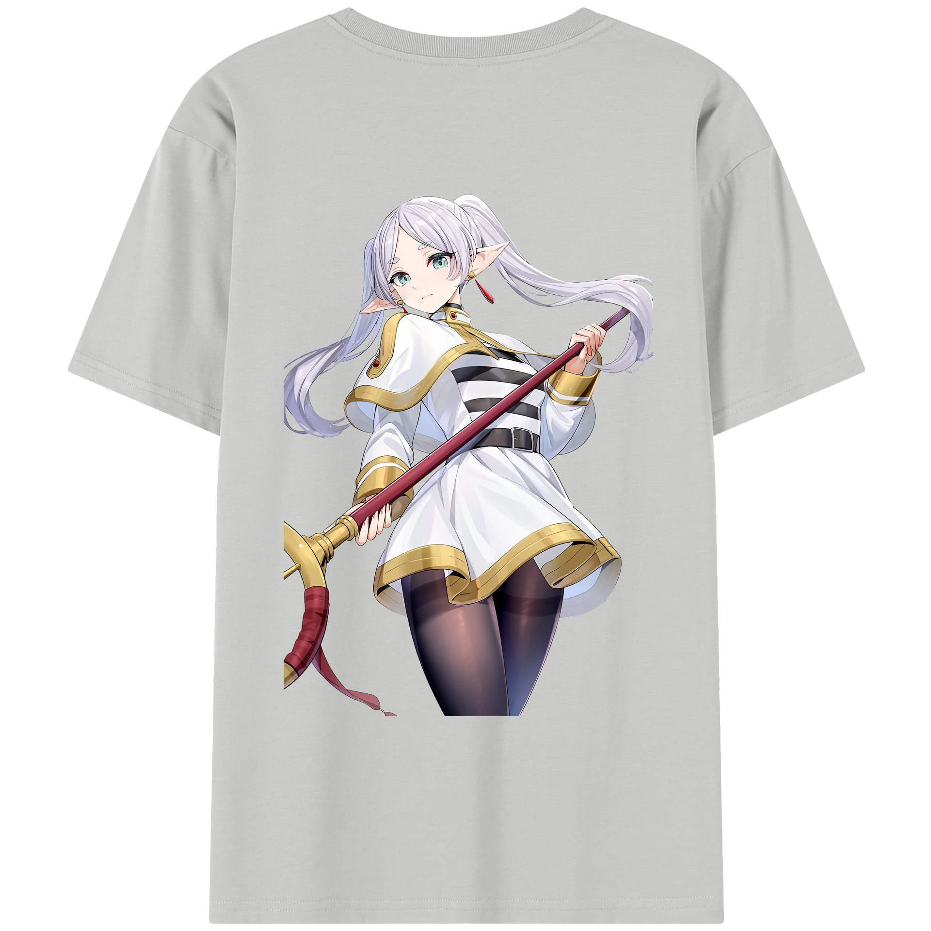 （画像用） 葬送のフリーレン Frieren レディース半袖Tシャツ(バックプリント)